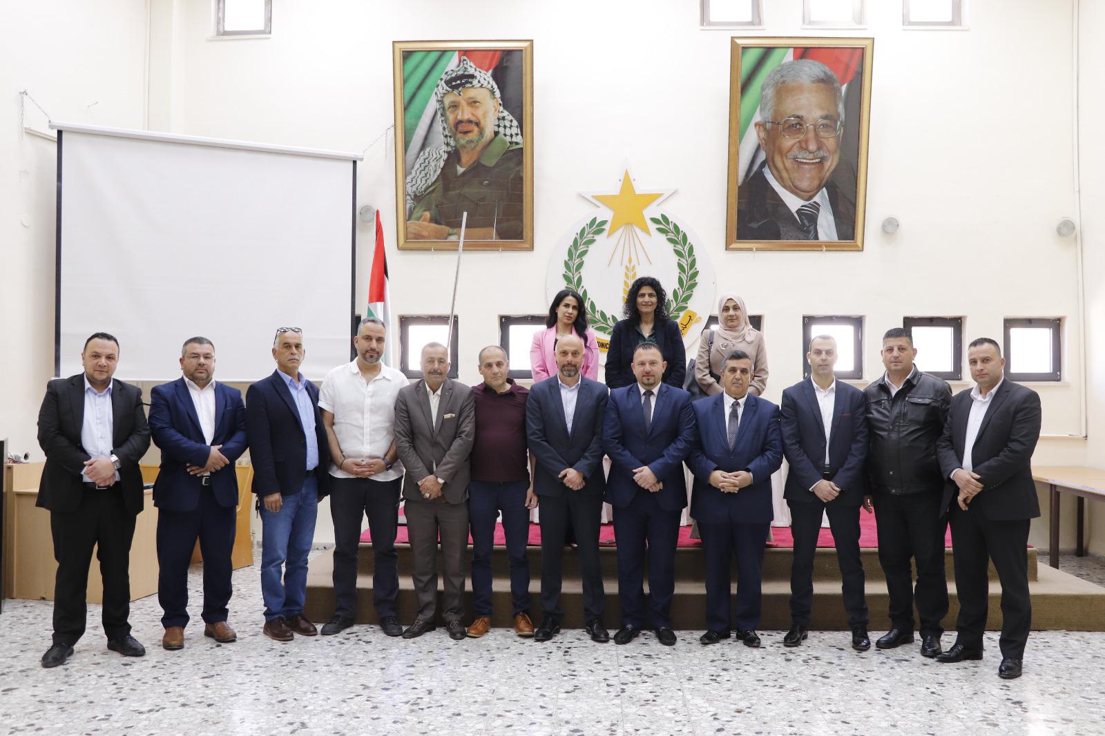 In its first session for the 2022-2026 term, the Bethlehem Municipal Council appointed the mayor and deputy mayor of the council.