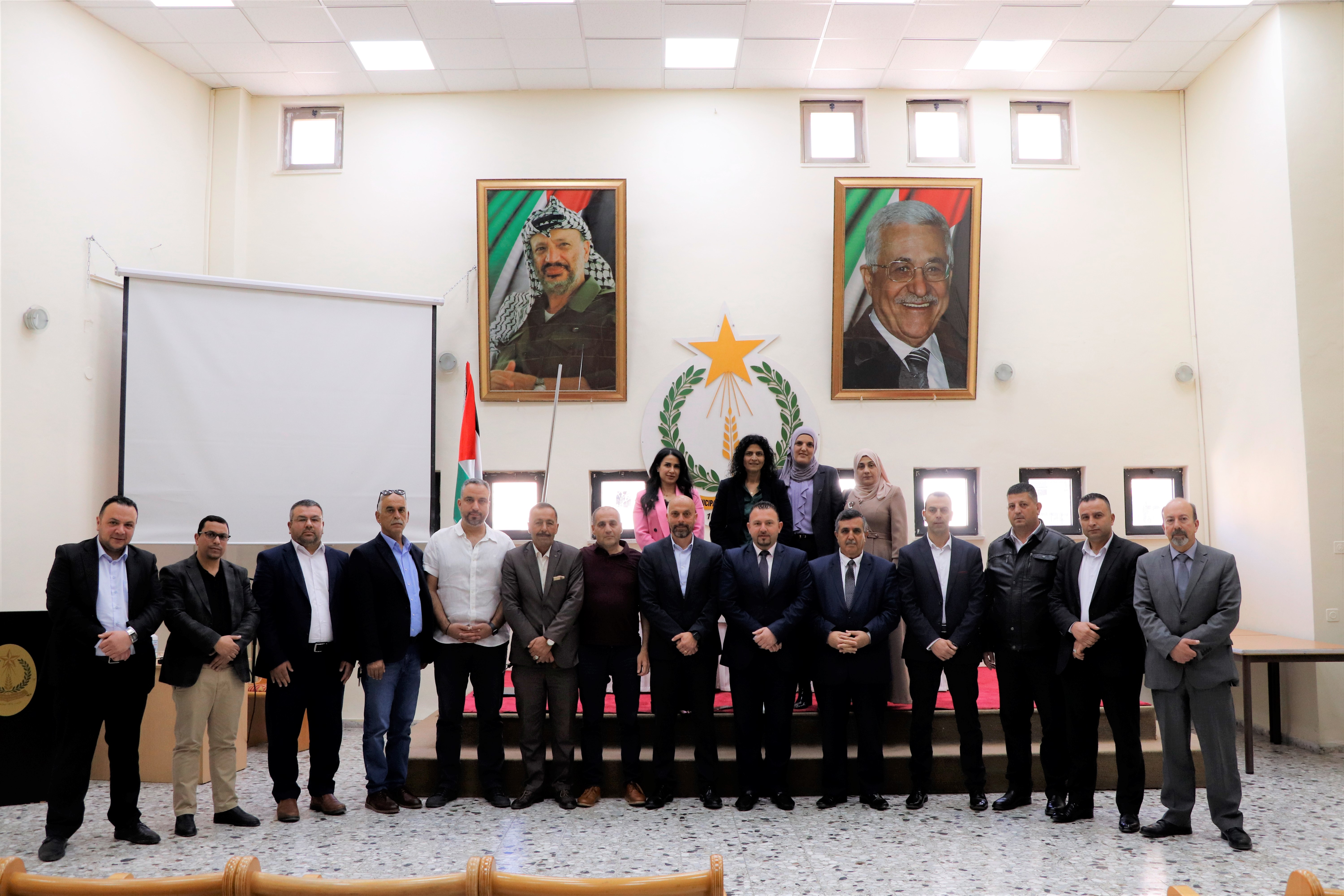 في جلسته الأولى للدورة 2022-2026 مجلس بلدية بيت لحم يتوافق على رئيس ونائب رئيس المجلس