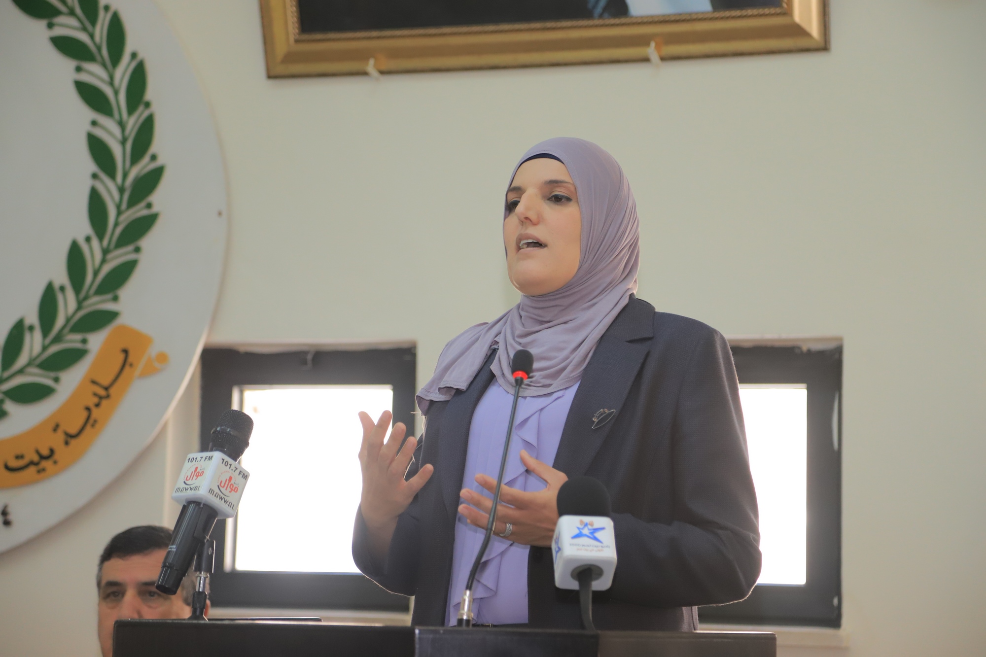 مراسم حفل تسليم وإستلام مجلس بلدية بيت لحم في دار البلدية وسط حضور مجتمعي كبير