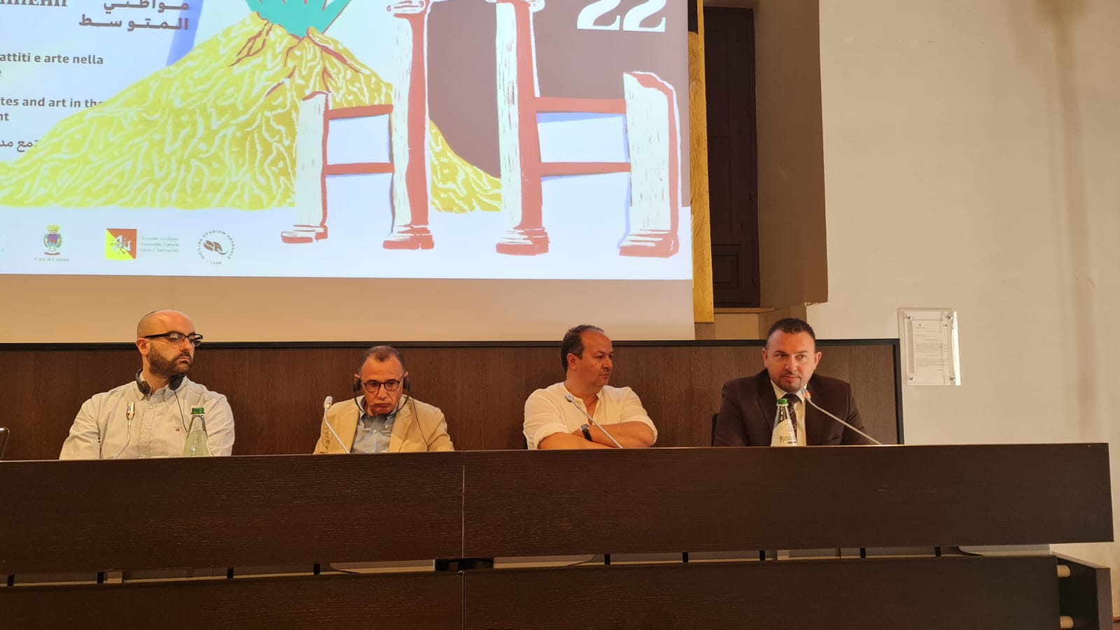 حنانيا يشارك في مهرجان مواطني المتوسط في مدينة كاتانيا في صقلية