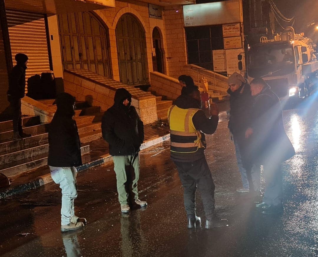 بلدية بيت لحم تؤكد على جاهزيتها الكاملة لمواجهة المنخفض الجوي