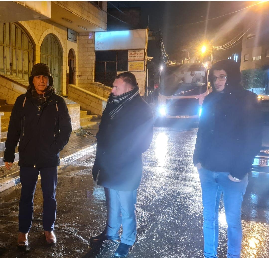 بلدية بيت لحم تؤكد على جاهزيتها الكاملة لمواجهة المنخفض الجوي