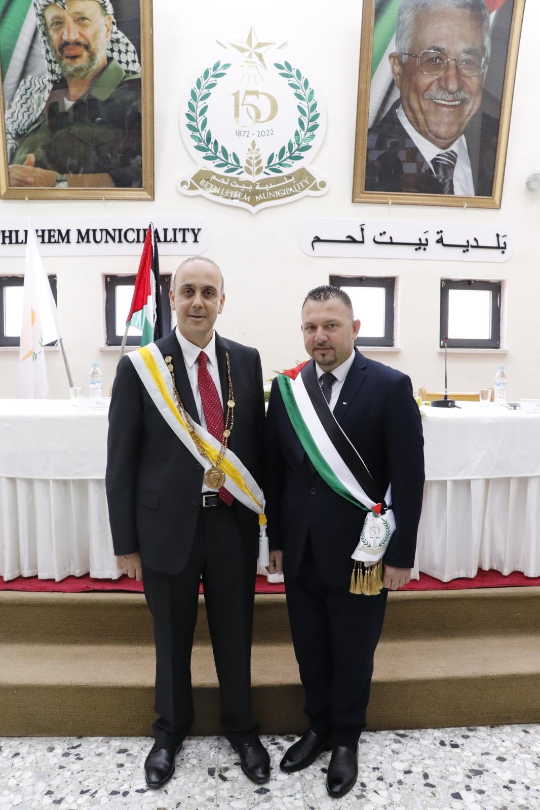 بلدية بيت لحم تحتفل بتوقيع اتفاقية توأمة مع مدينة بافوس القبرصية