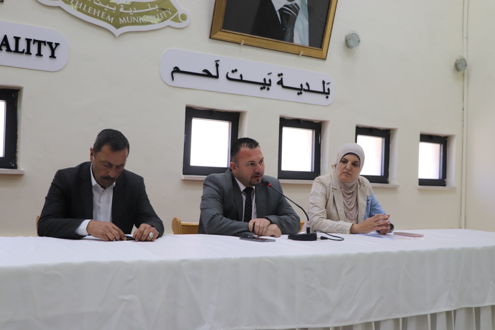 بلدية بيت لحم تعقد ورشة عمل فريق التخطيط التعاوني للخطة المرنة لمدينة بيت لحم (2023-2026)