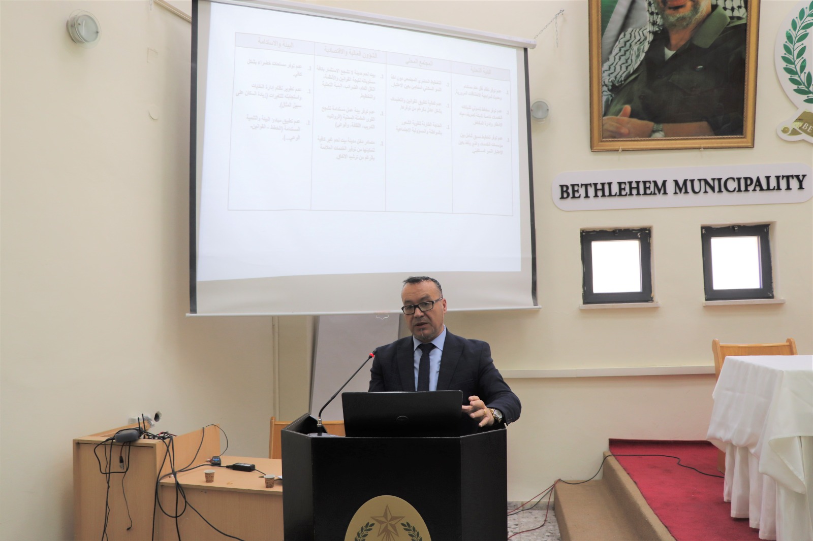 بلدية بيت لحم تعقد ورشة عمل فريق التخطيط التعاوني للخطة المرنة لمدينة بيت لحم (2023-2026)