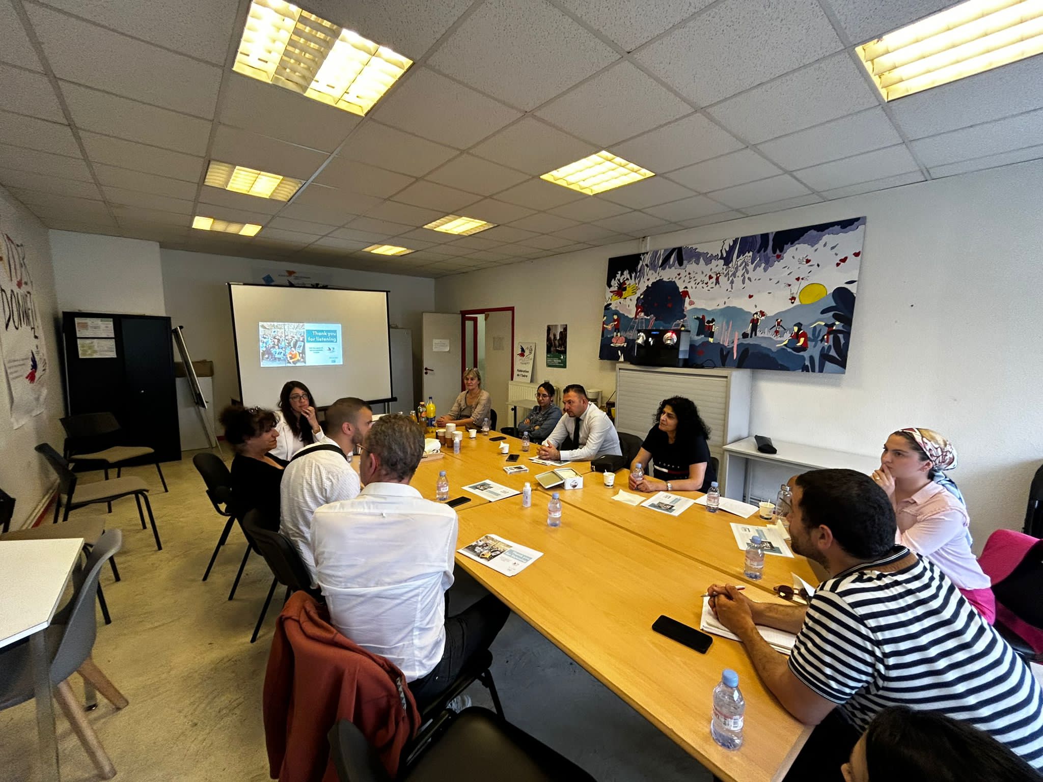 حنانيا يُطلق فعاليات شهر فلسطين في مدينة جرونوبل الفرنسية