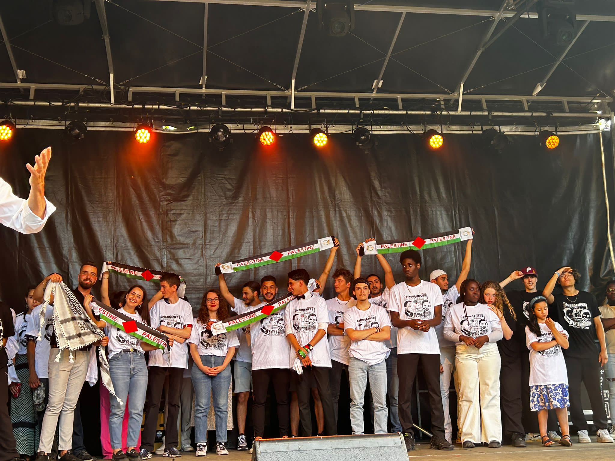 حنانيا يُطلق فعاليات شهر فلسطين في مدينة جرونوبل الفرنسية