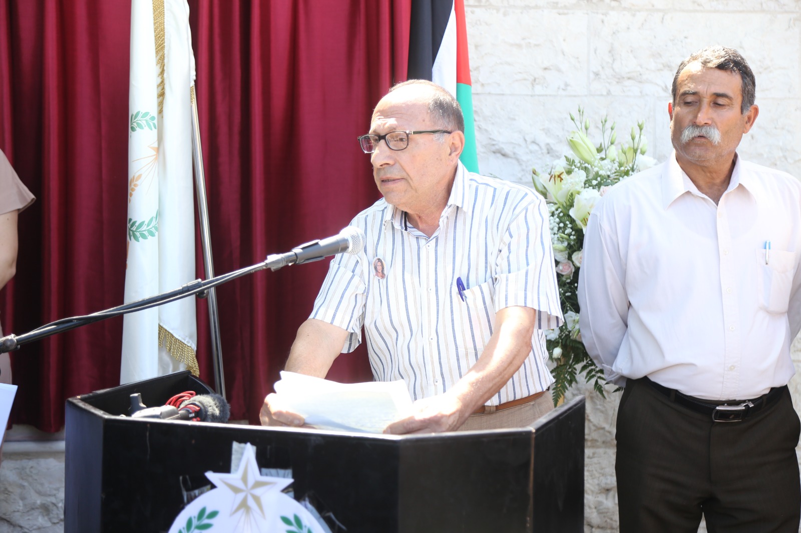 بلدية بيت لحم تحتفل بتدشين جدارية "شهيدة عين الحقيقة وصوت الشعب إبنة بيت لحم شرين أبو عاقلة وشهداء الصحافة الفلسطينية"