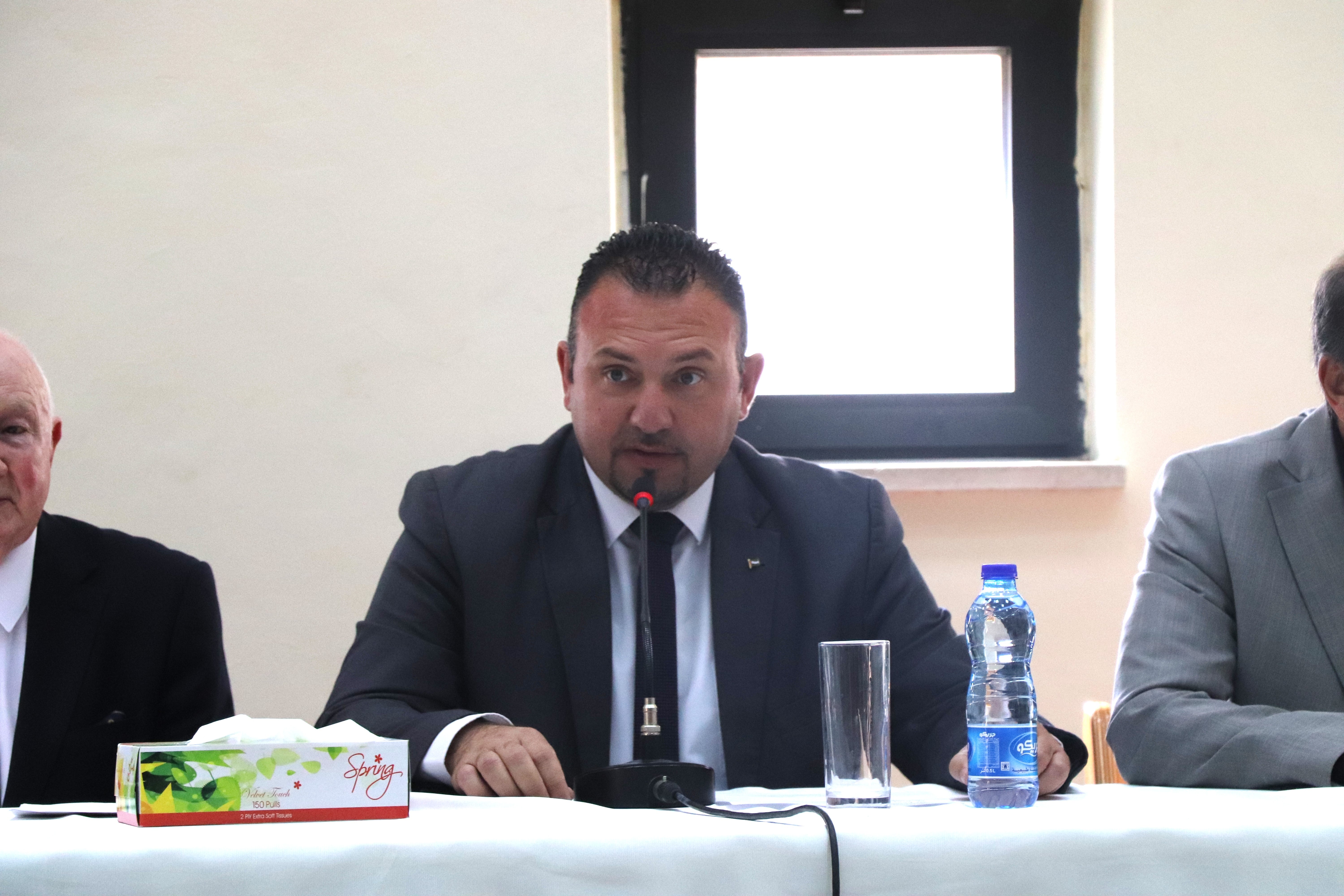 بلدية بيت لحم تنظم حفلاً على شرف رئيس بلدية غلاسكو السابق أليكس موسين والوفد الإسكتلندي المرافق له