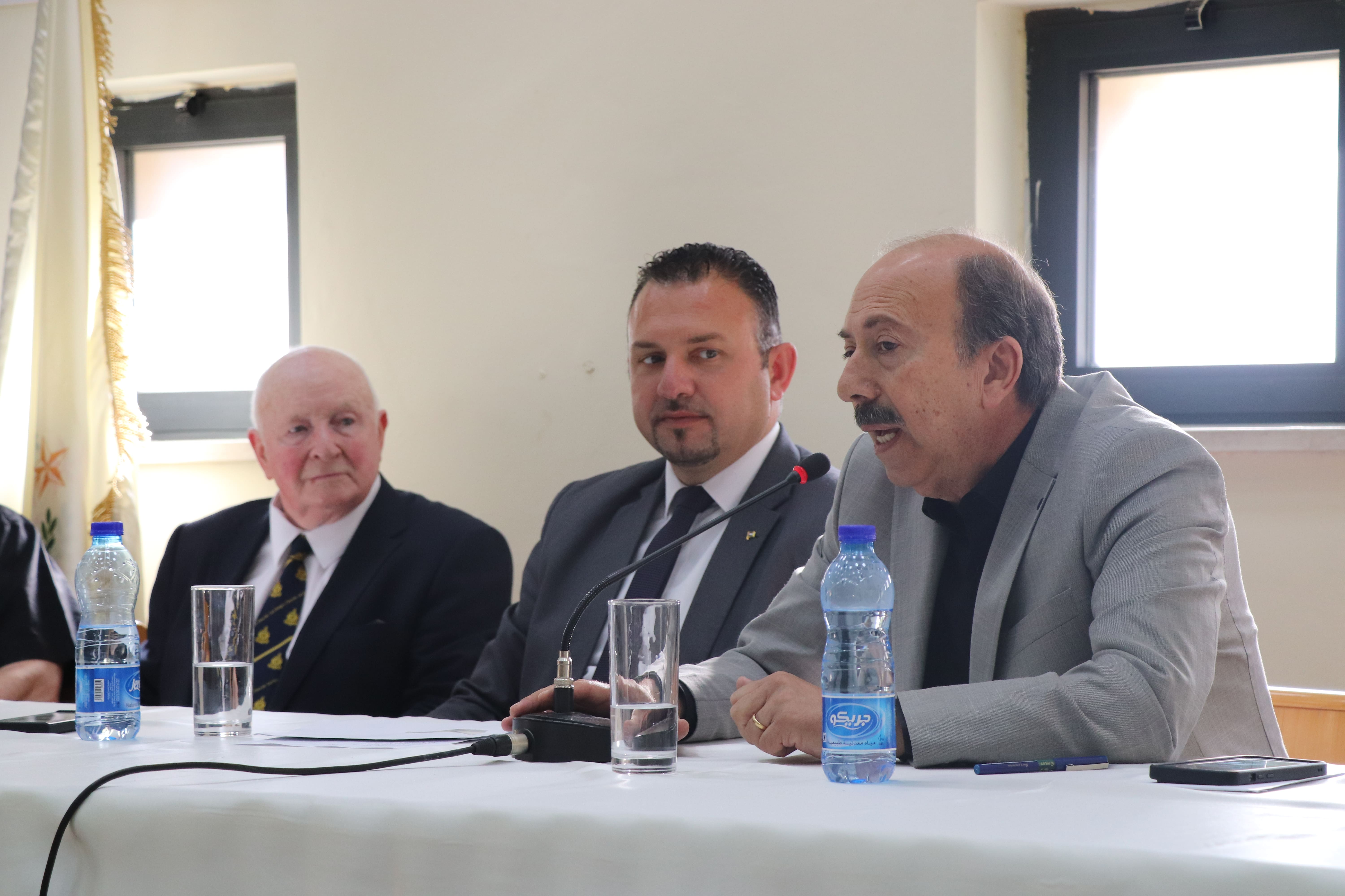 بلدية بيت لحم تنظم حفلاً على شرف رئيس بلدية غلاسكو السابق أليكس موسين والوفد الإسكتلندي المرافق له