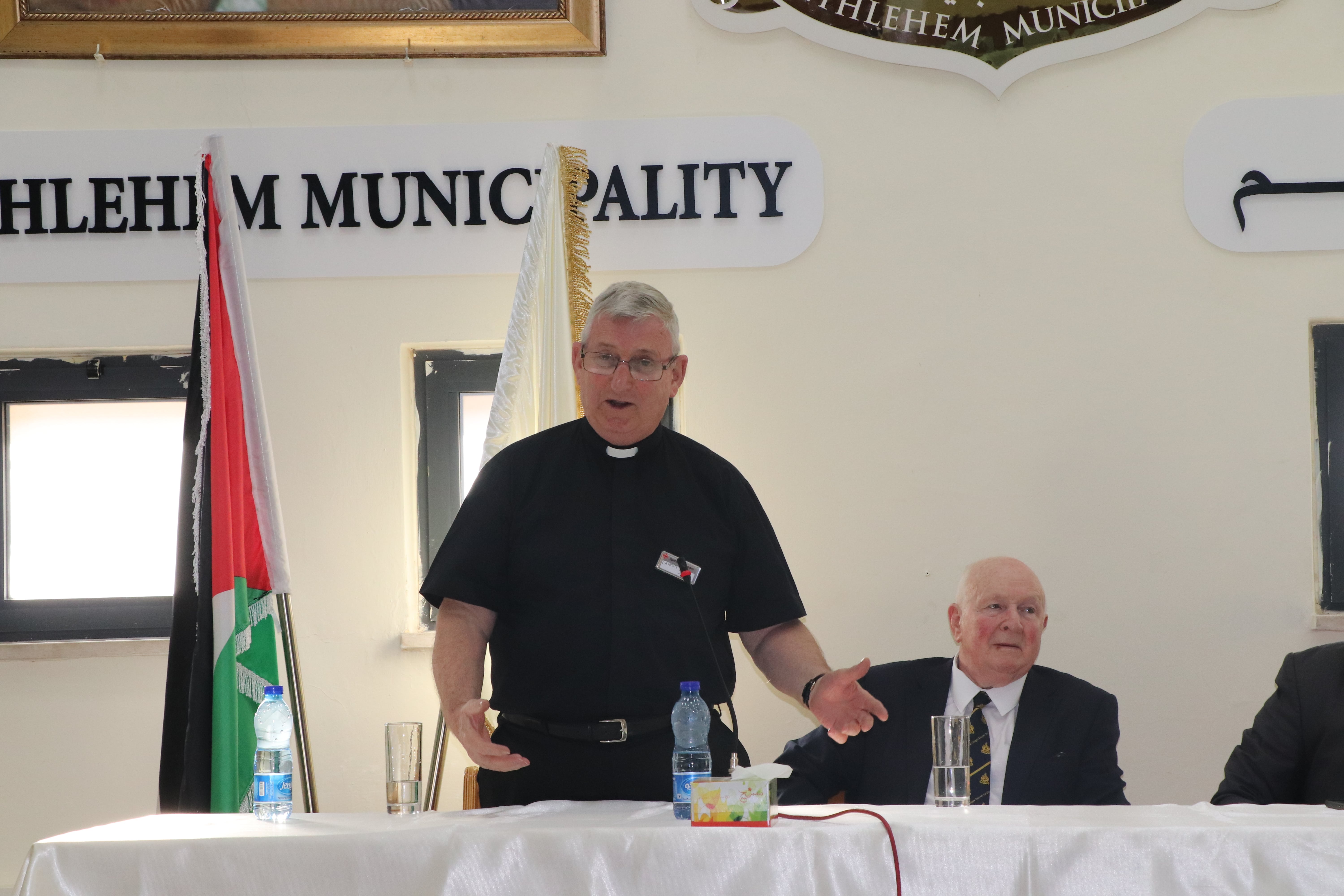 بلدية بيت لحم تنظم حفلاً على شرف رئيس بلدية غلاسكو السابق أليكس موسين والوفد الإسكتلندي المرافق له