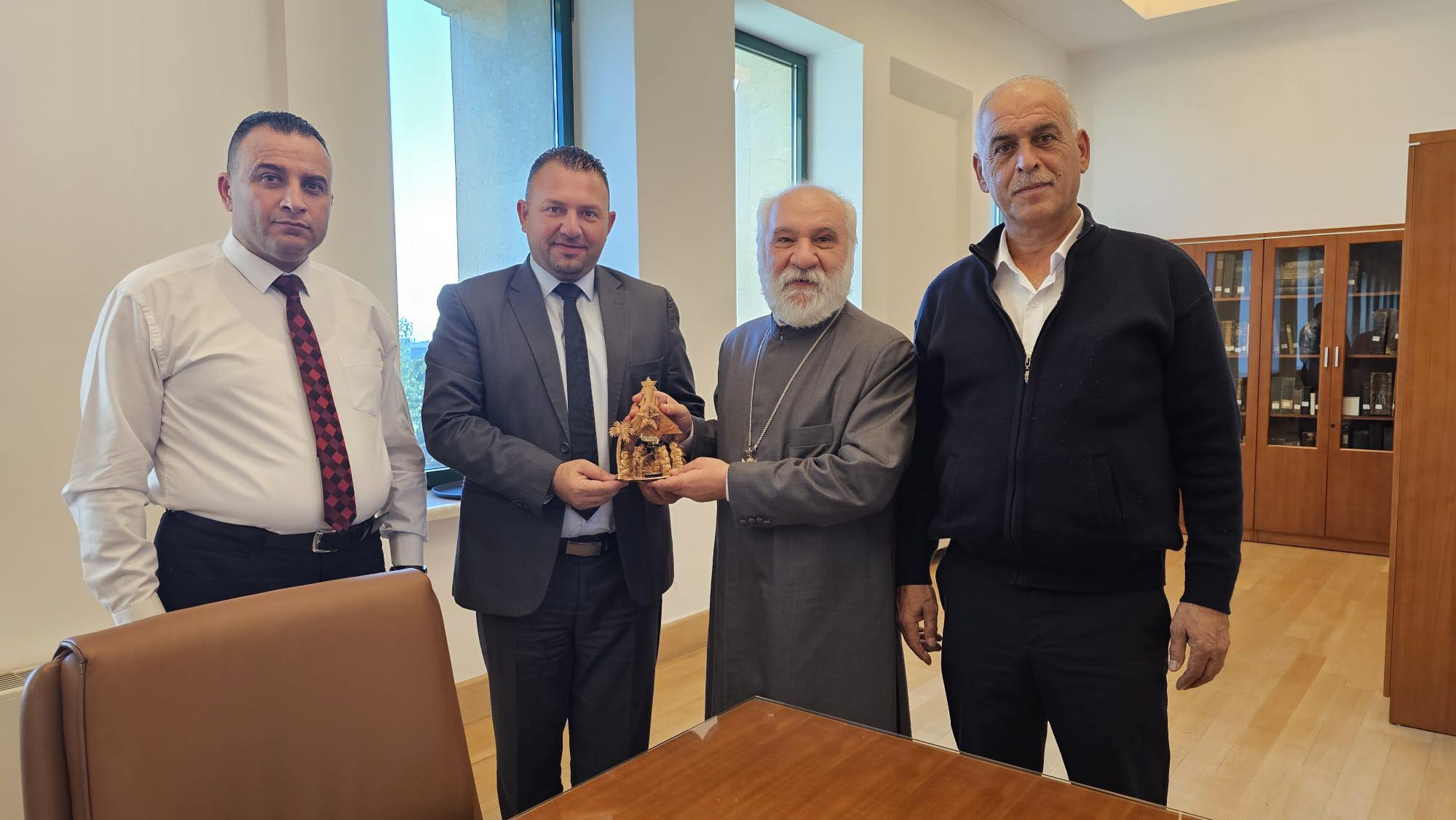 بلدية بيت لحم وبلدية فاغارشابات الأرمنية توقعان اتفاقية توأمة 