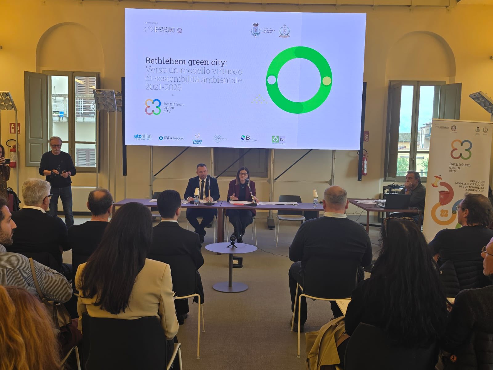 حنانيا يختتم مشروع "بيت لحم مدينة خضراء" في إيطاليا 