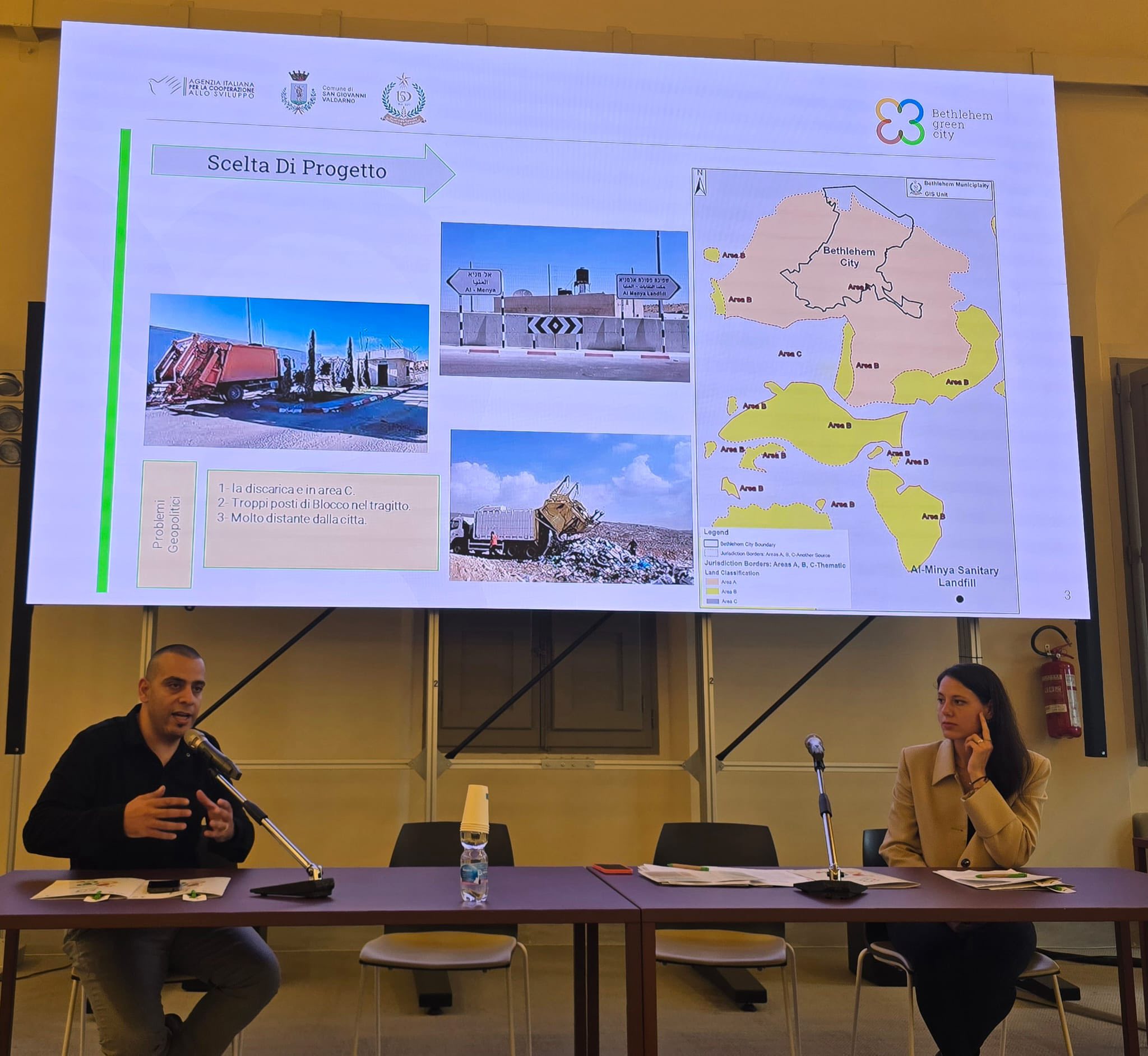 حنانيا يختتم مشروع "بيت لحم مدينة خضراء" في إيطاليا 