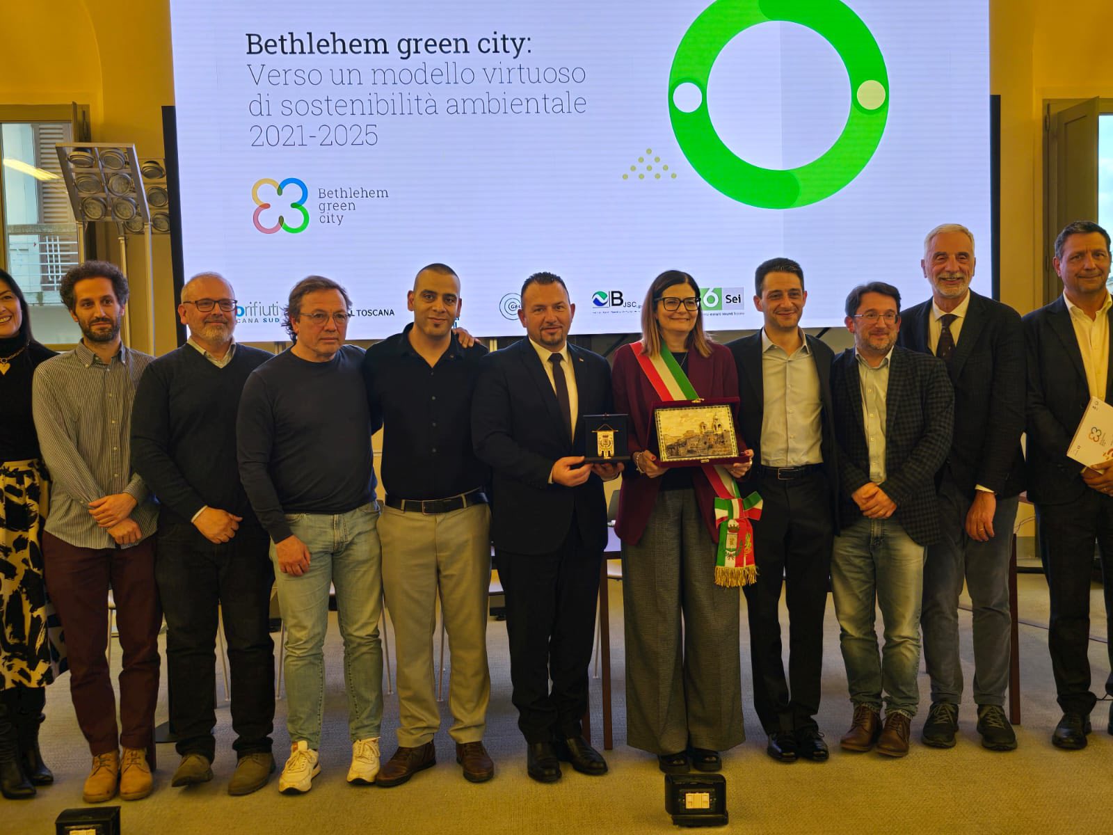 حنانيا يختتم مشروع "بيت لحم مدينة خضراء" في إيطاليا 