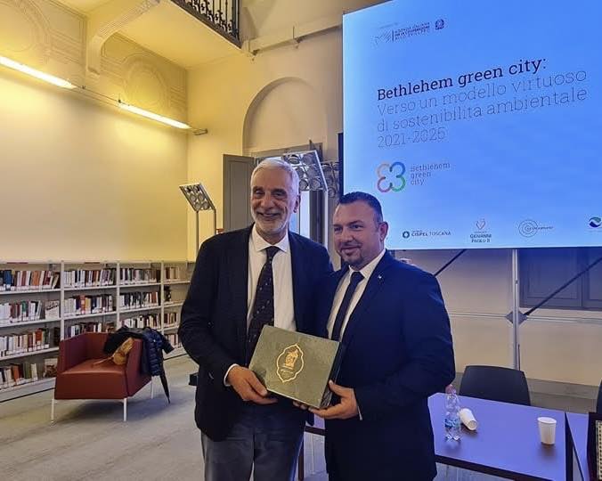 حنانيا يختتم مشروع "بيت لحم مدينة خضراء" في إيطاليا 