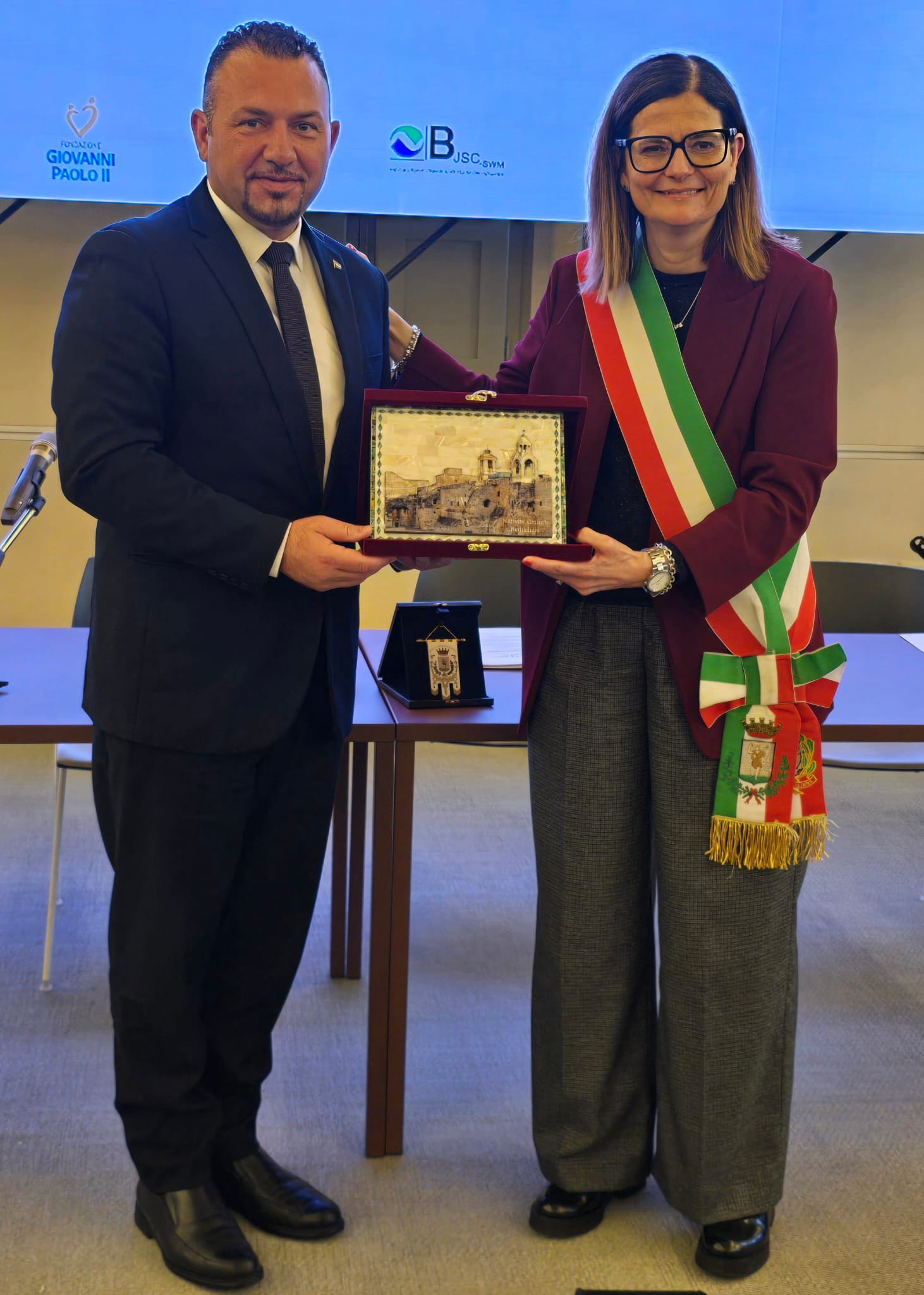 حنانيا يختتم مشروع "بيت لحم مدينة خضراء" في إيطاليا 