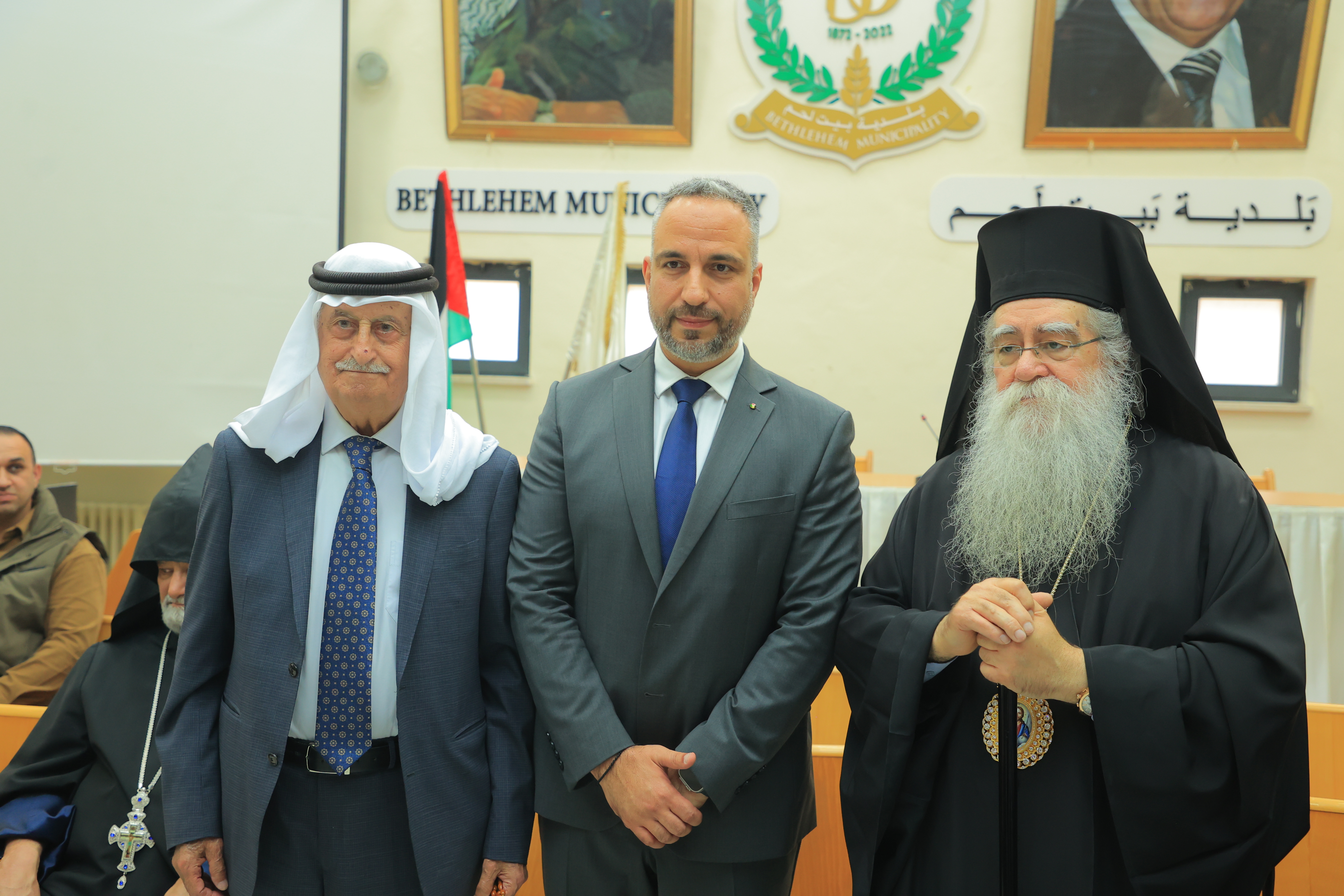 قنواتي وثلجية يتسلمان التهاني ويؤكدان الانفتاح والشراكة لخدمة بيت لحم