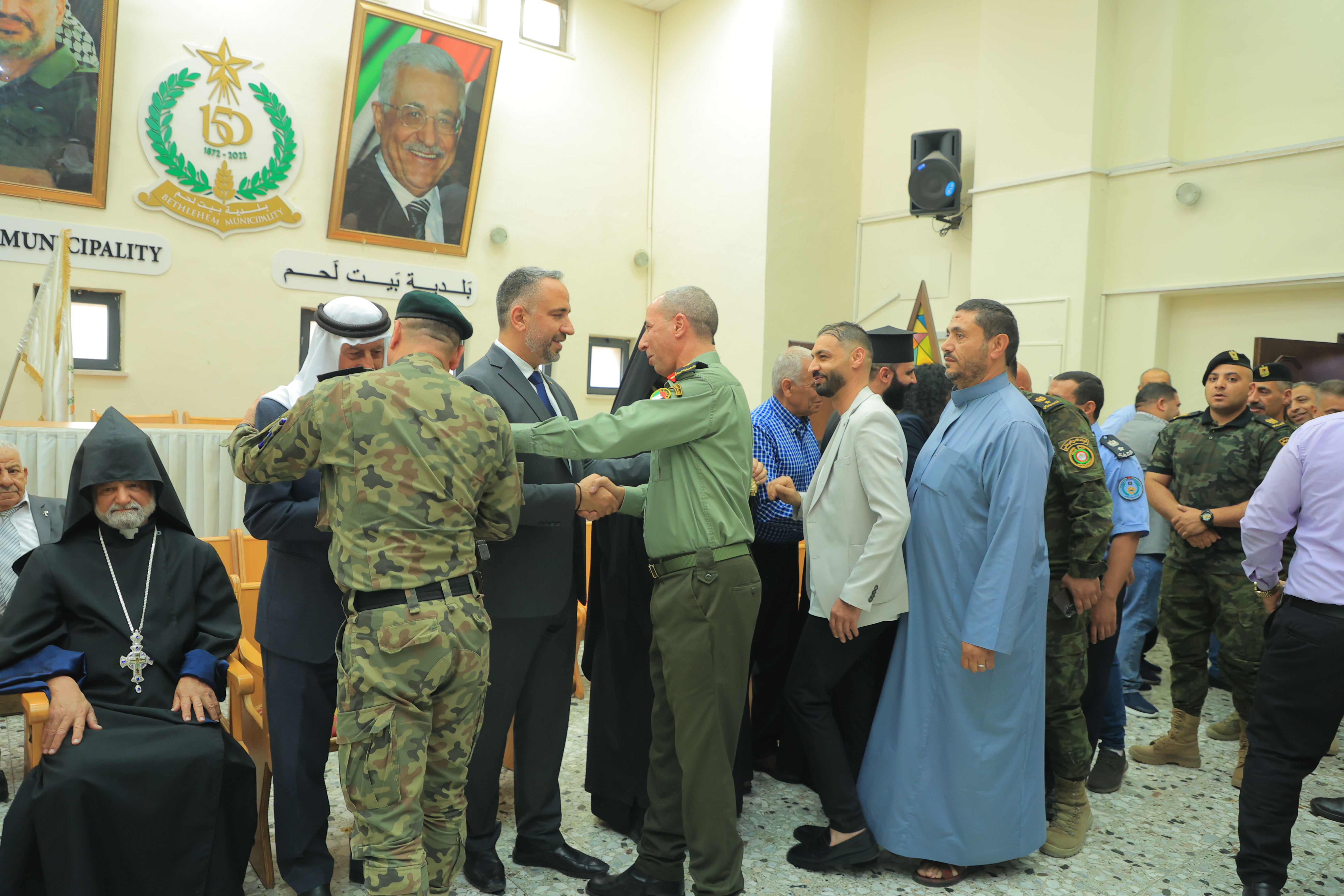 قنواتي وثلجية يتسلمان التهاني ويؤكدان الانفتاح والشراكة لخدمة بيت لحم