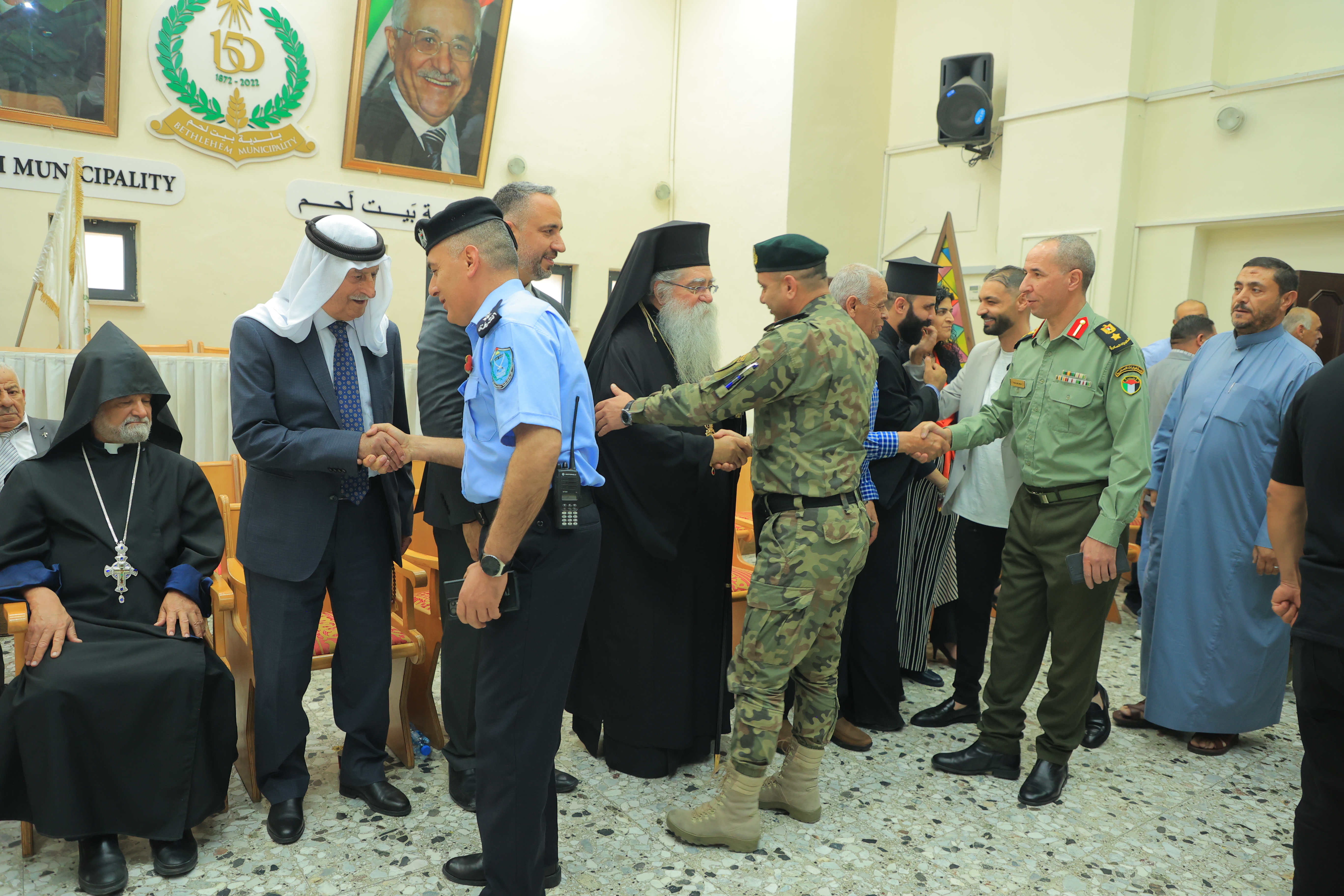 قنواتي وثلجية يتسلمان التهاني ويؤكدان الانفتاح والشراكة لخدمة بيت لحم