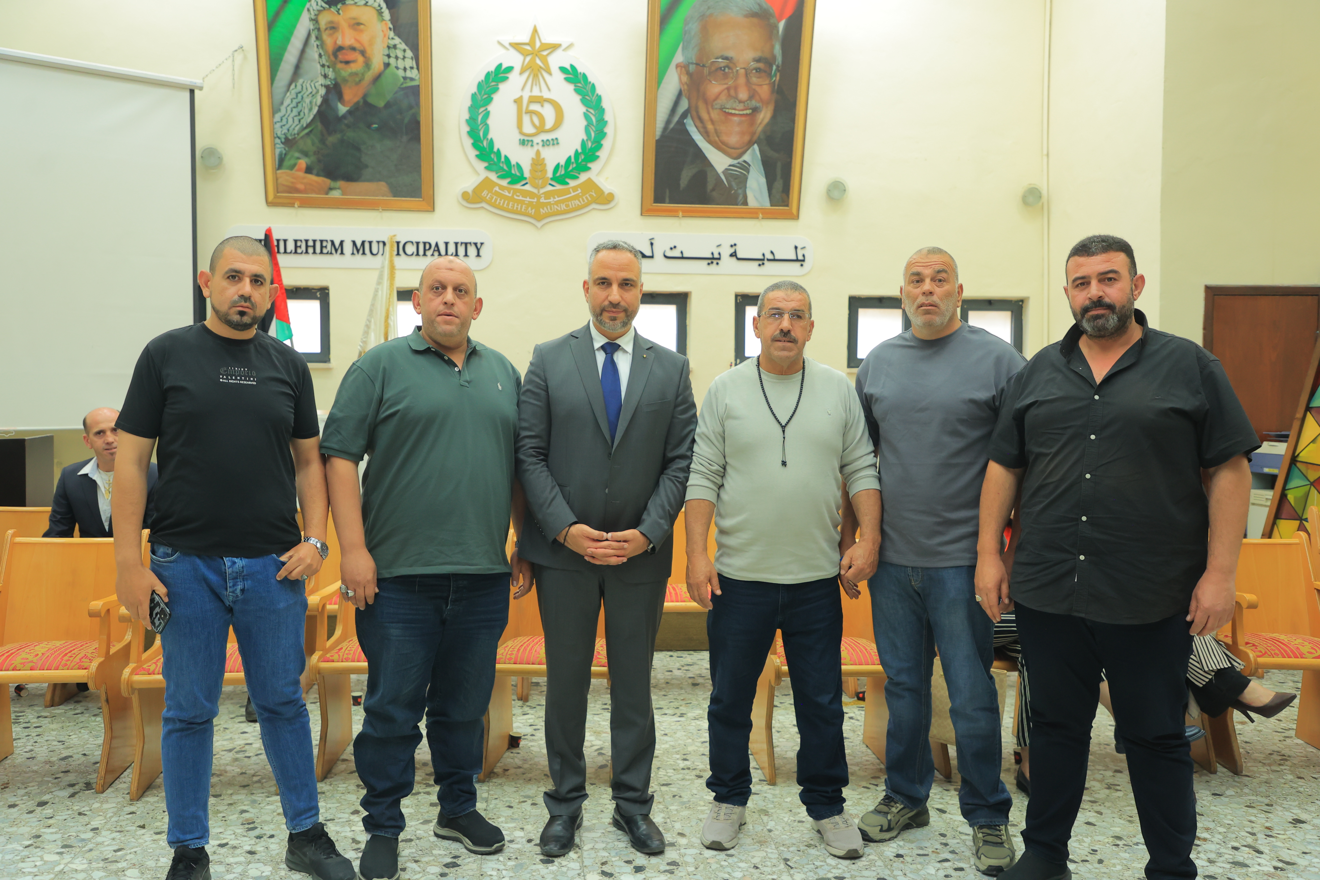 قنواتي وثلجية يتسلمان التهاني ويؤكدان الانفتاح والشراكة لخدمة بيت لحم