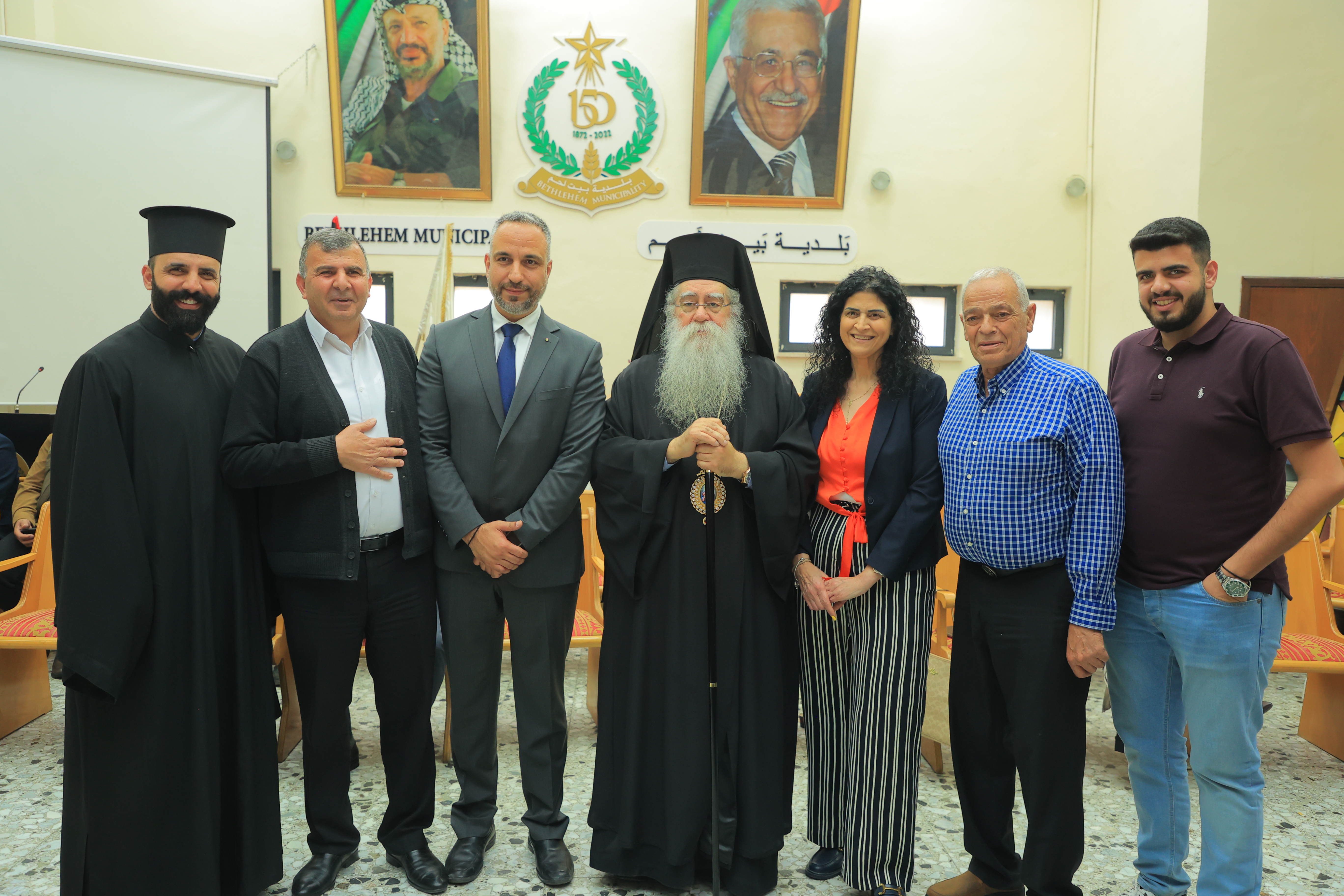 قنواتي وثلجية يتسلمان التهاني ويؤكدان الانفتاح والشراكة لخدمة بيت لحم