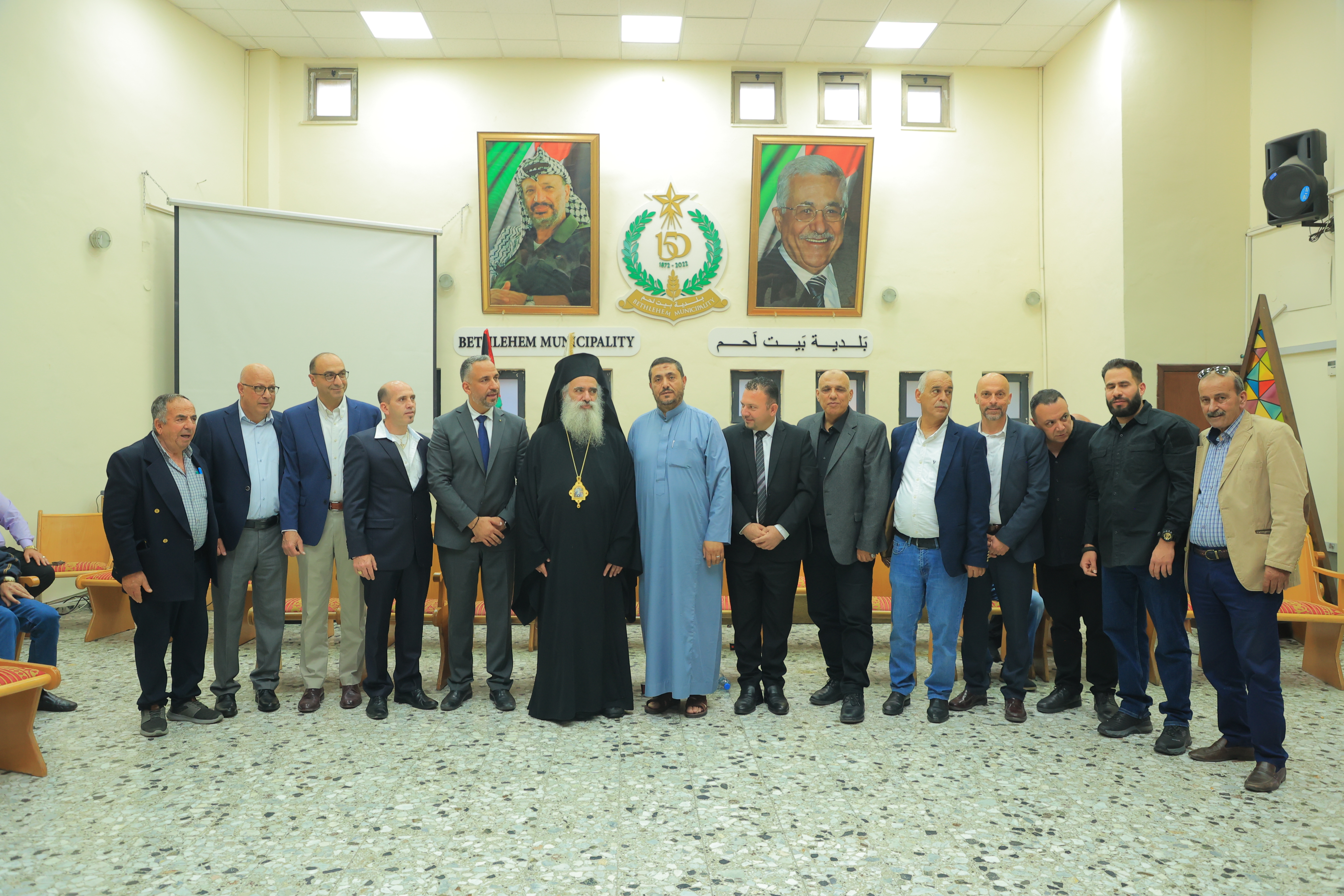 قنواتي وثلجية يتسلمان التهاني ويؤكدان الانفتاح والشراكة لخدمة بيت لحم