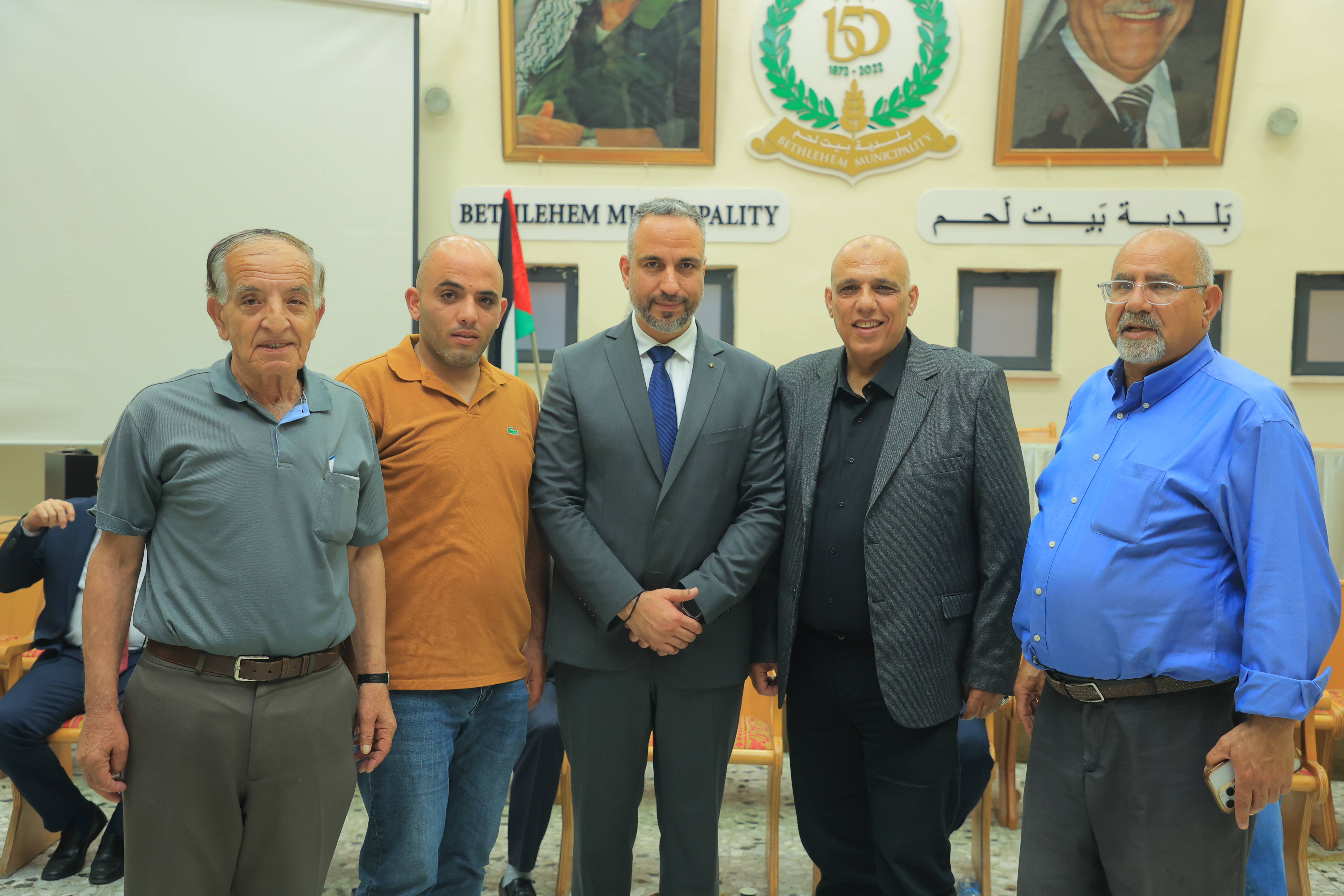 قنواتي وثلجية يتسلمان التهاني ويؤكدان الانفتاح والشراكة لخدمة بيت لحم