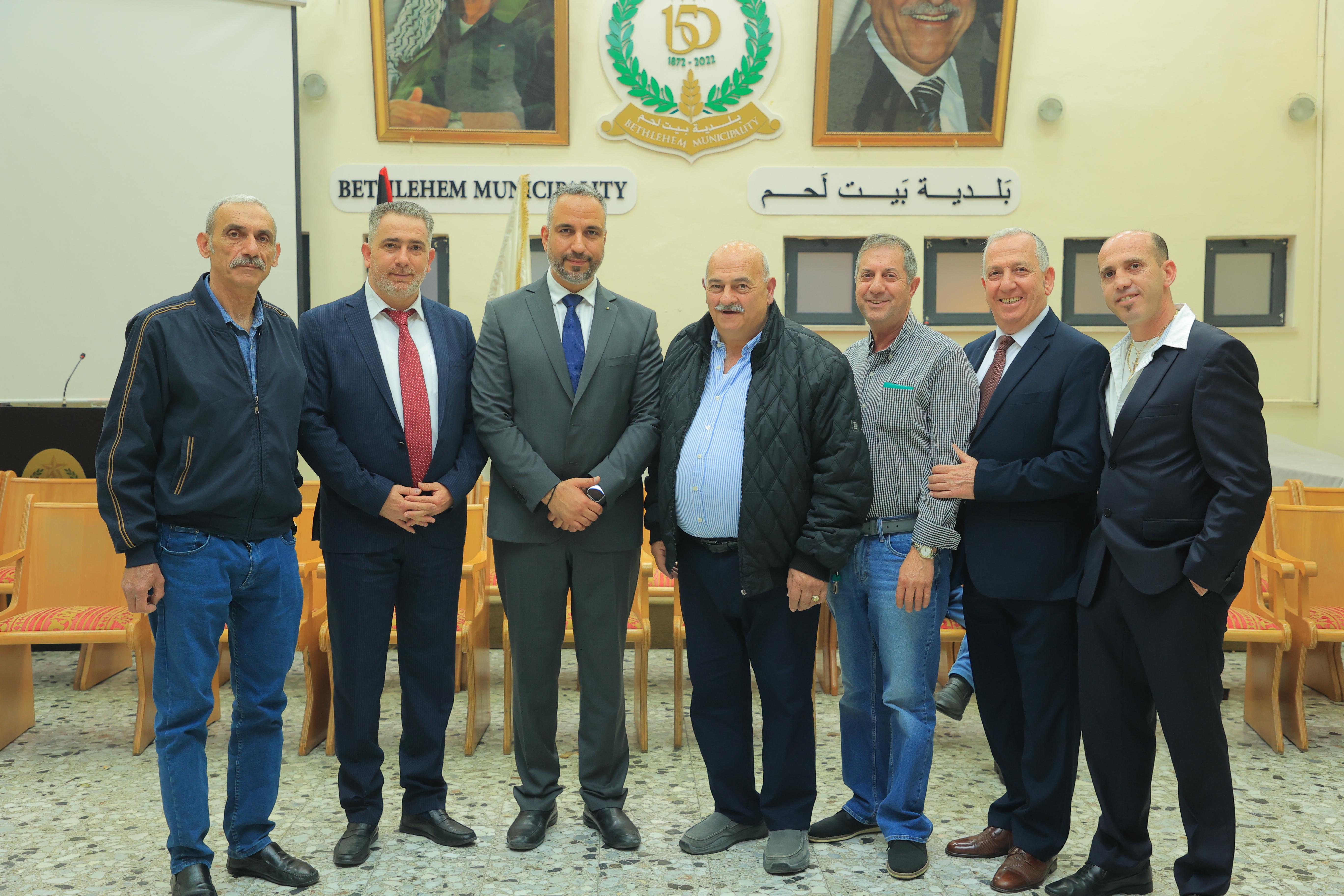 قنواتي وثلجية يتسلمان التهاني ويؤكدان الانفتاح والشراكة لخدمة بيت لحم