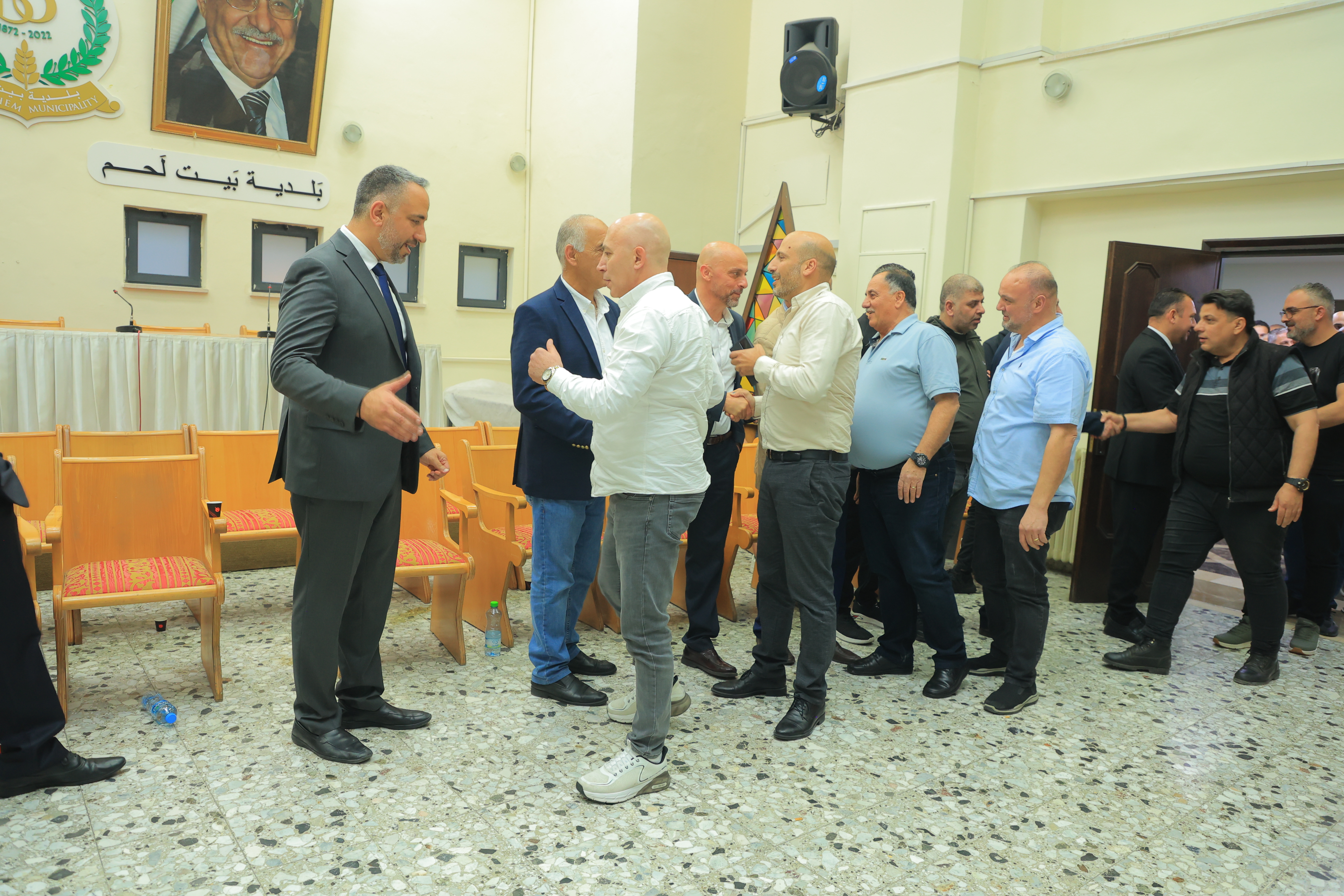 قنواتي وثلجية يتسلمان التهاني ويؤكدان الانفتاح والشراكة لخدمة بيت لحم