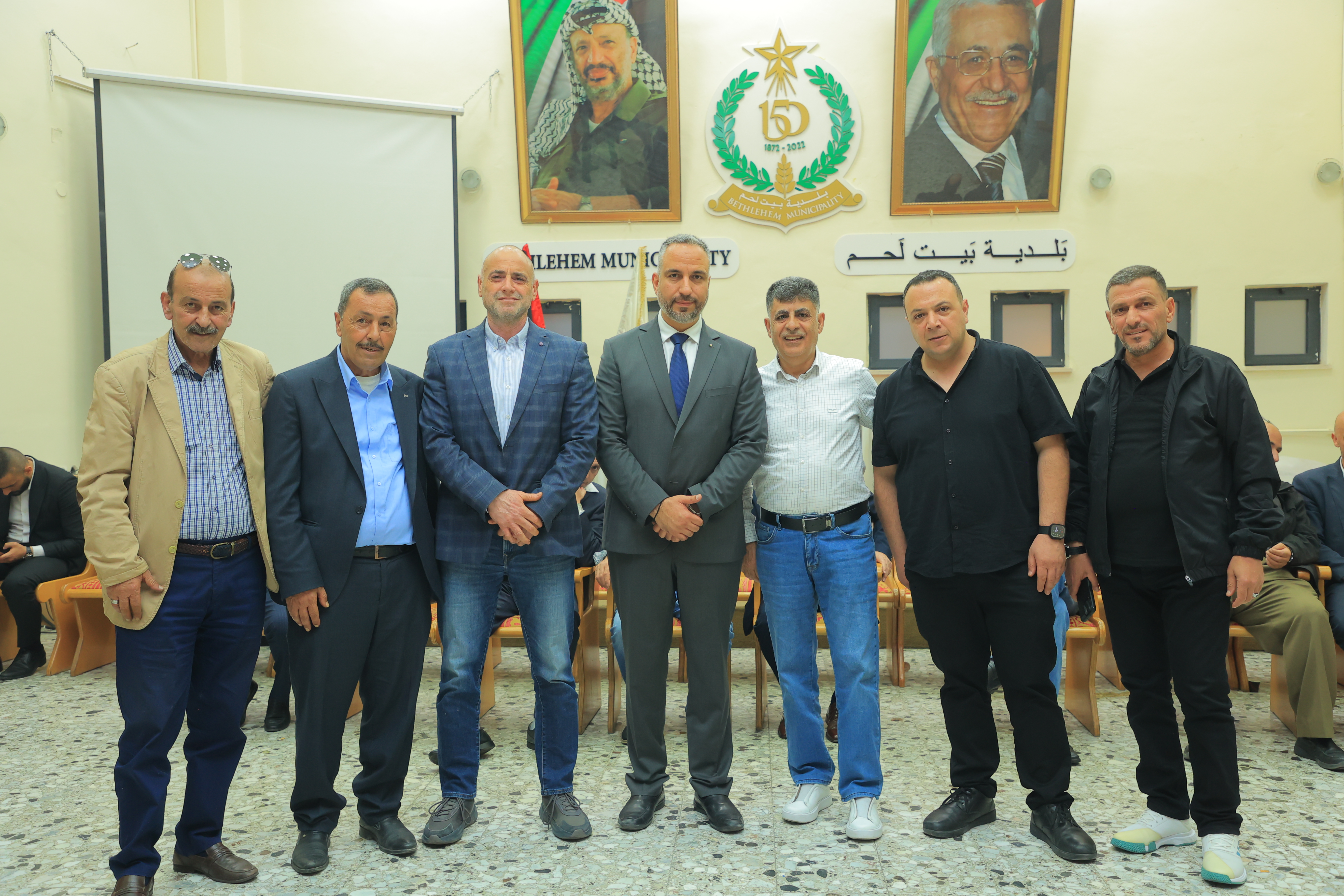 قنواتي وثلجية يتسلمان التهاني ويؤكدان الانفتاح والشراكة لخدمة بيت لحم