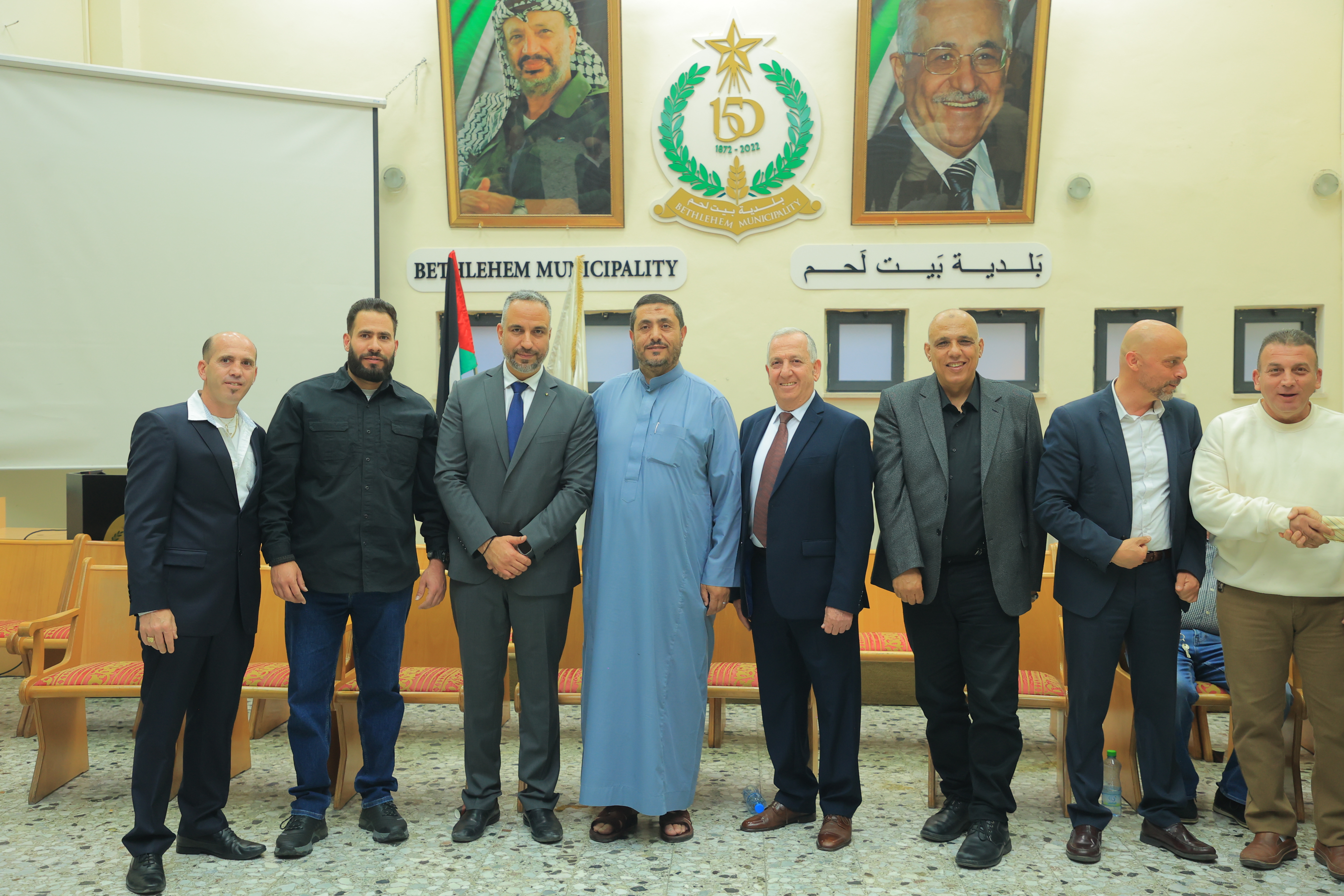 قنواتي وثلجية يتسلمان التهاني ويؤكدان الانفتاح والشراكة لخدمة بيت لحم