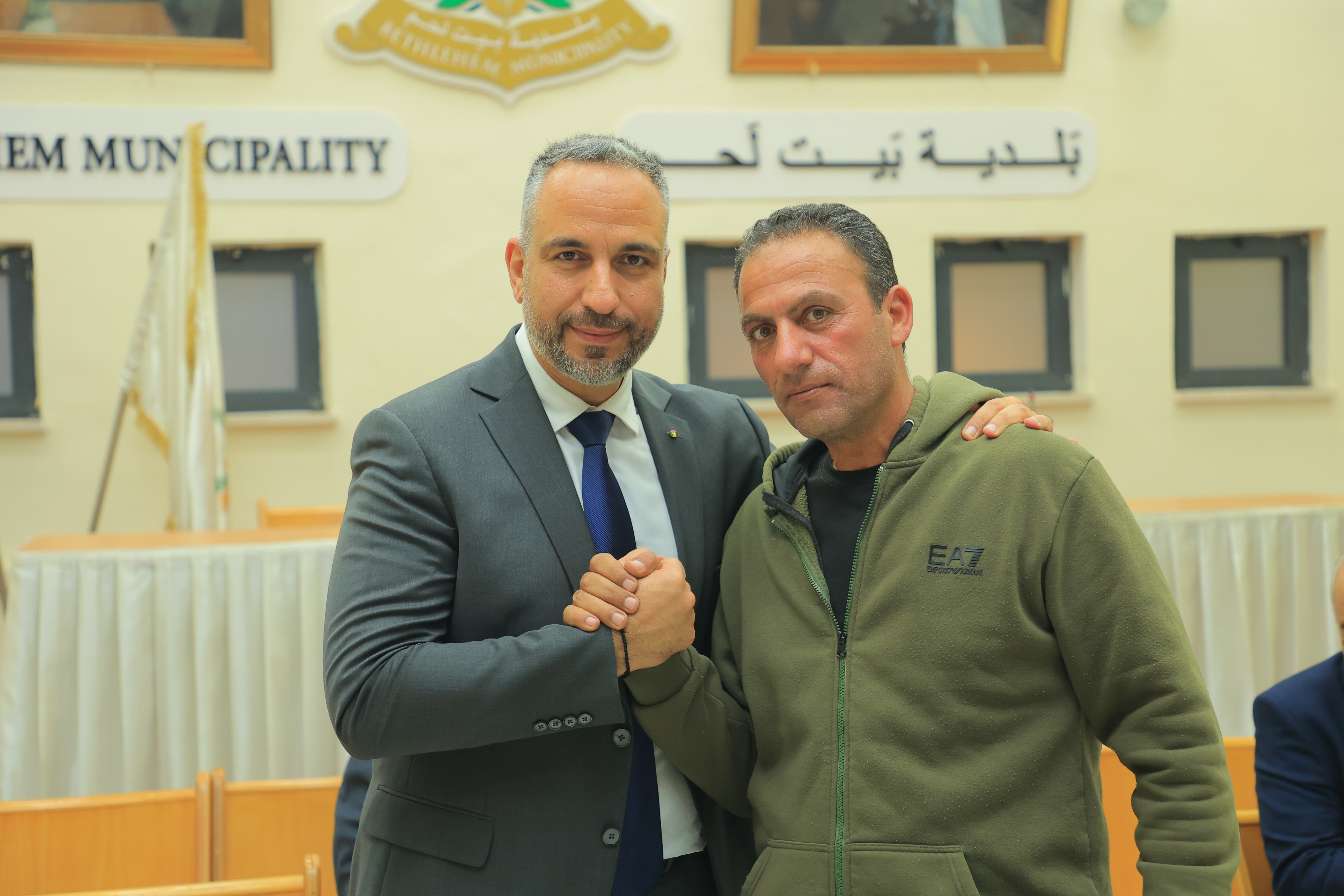 قنواتي وثلجية يتسلمان التهاني ويؤكدان الانفتاح والشراكة لخدمة بيت لحم