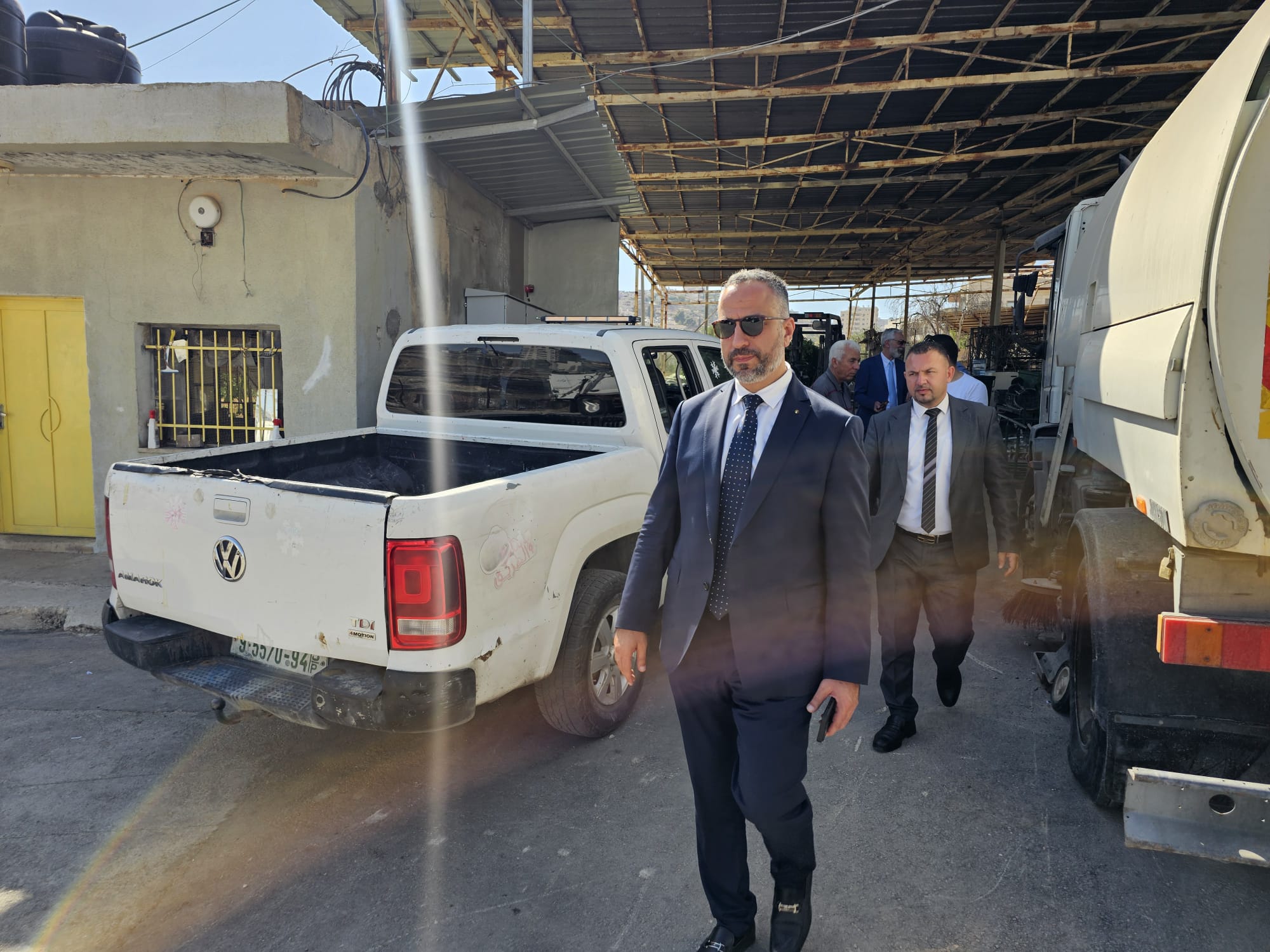 رئيس بلدية بيت لحم يبحث سبل التعاون المشترك مع مدير الوكالة الإيطالية للتعاون الإنمائي