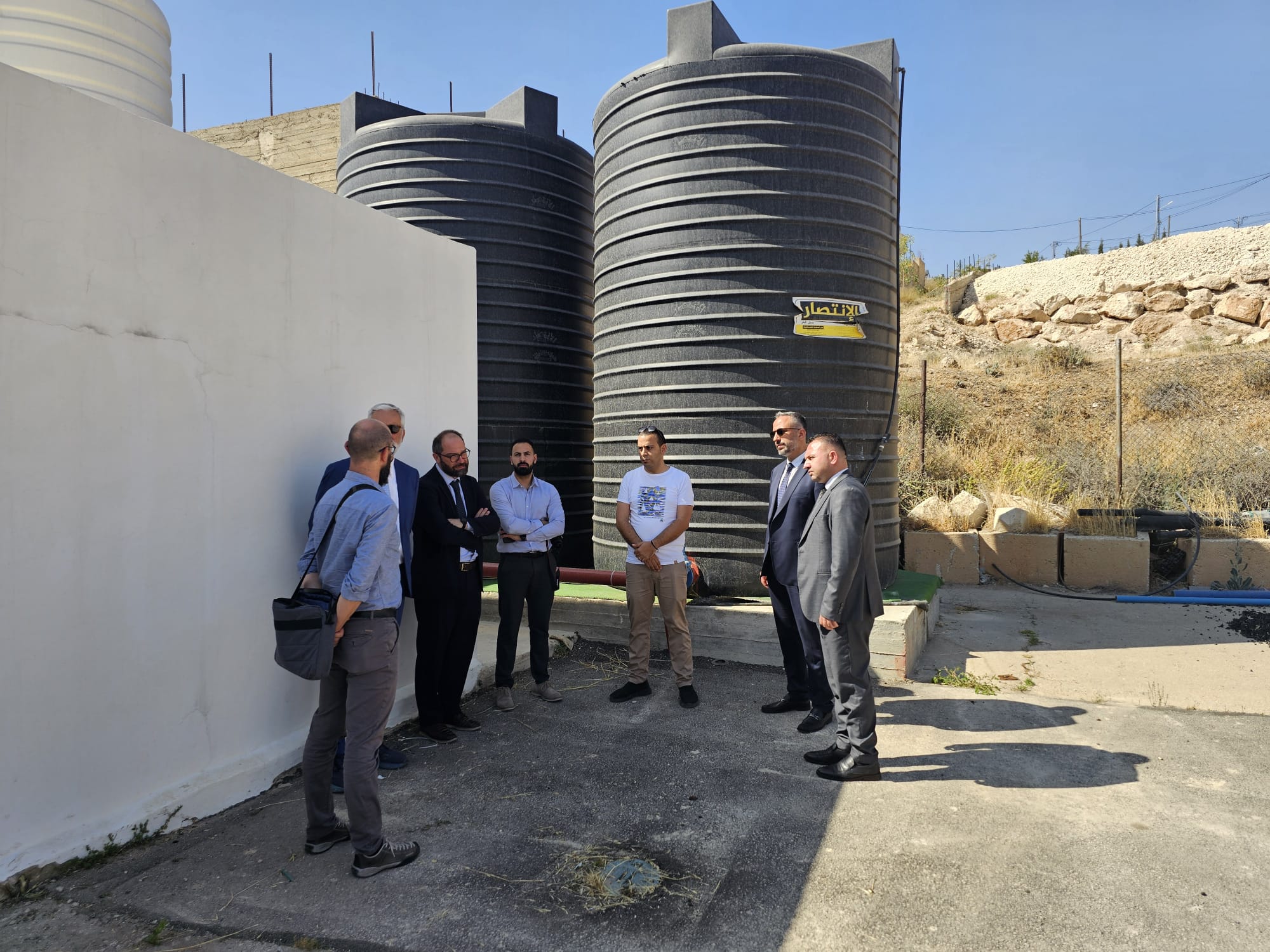 رئيس بلدية بيت لحم يبحث سبل التعاون المشترك مع مدير الوكالة الإيطالية للتعاون الإنمائي