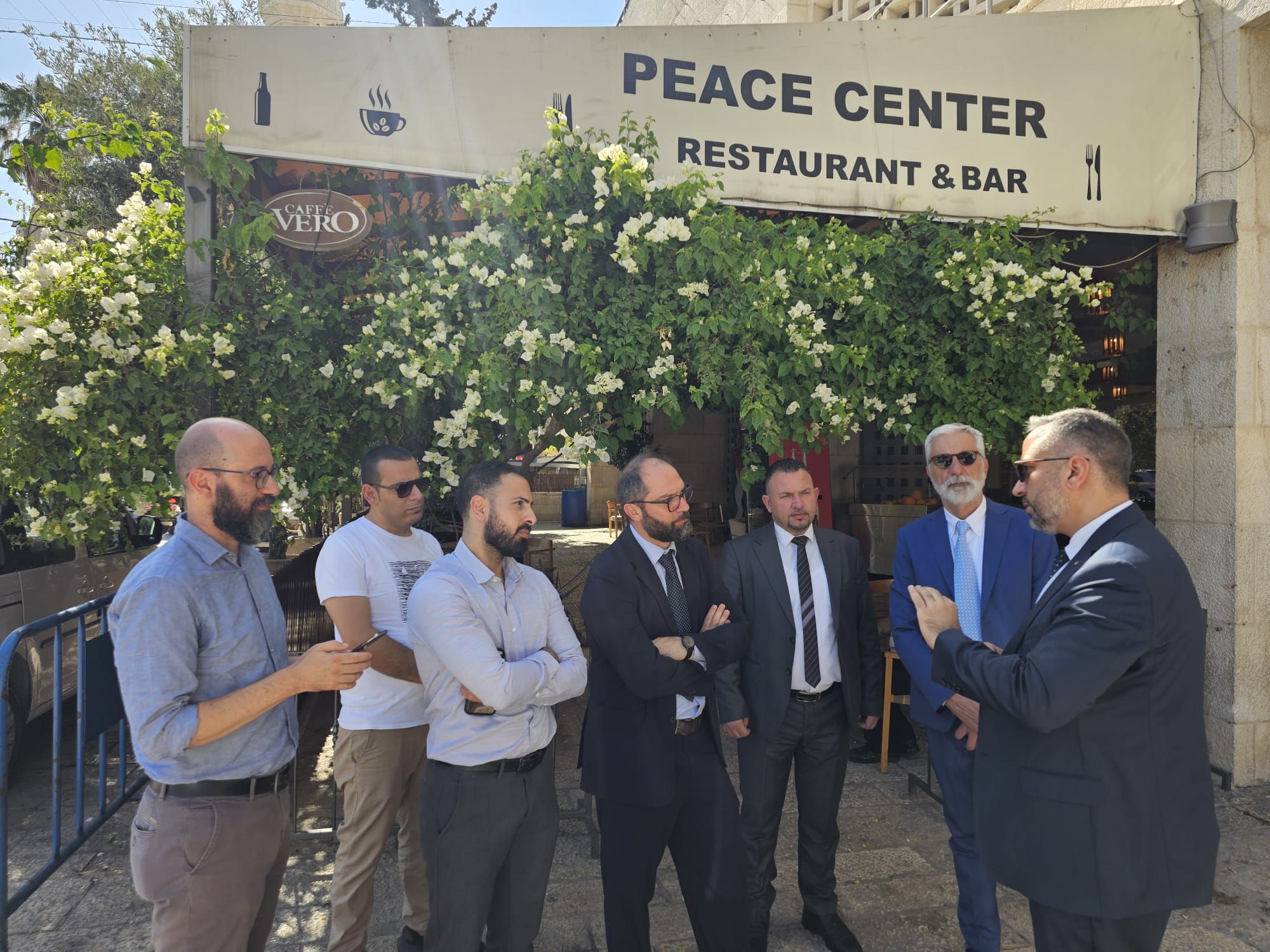 رئيس بلدية بيت لحم يبحث سبل التعاون المشترك مع مدير الوكالة الإيطالية للتعاون الإنمائي