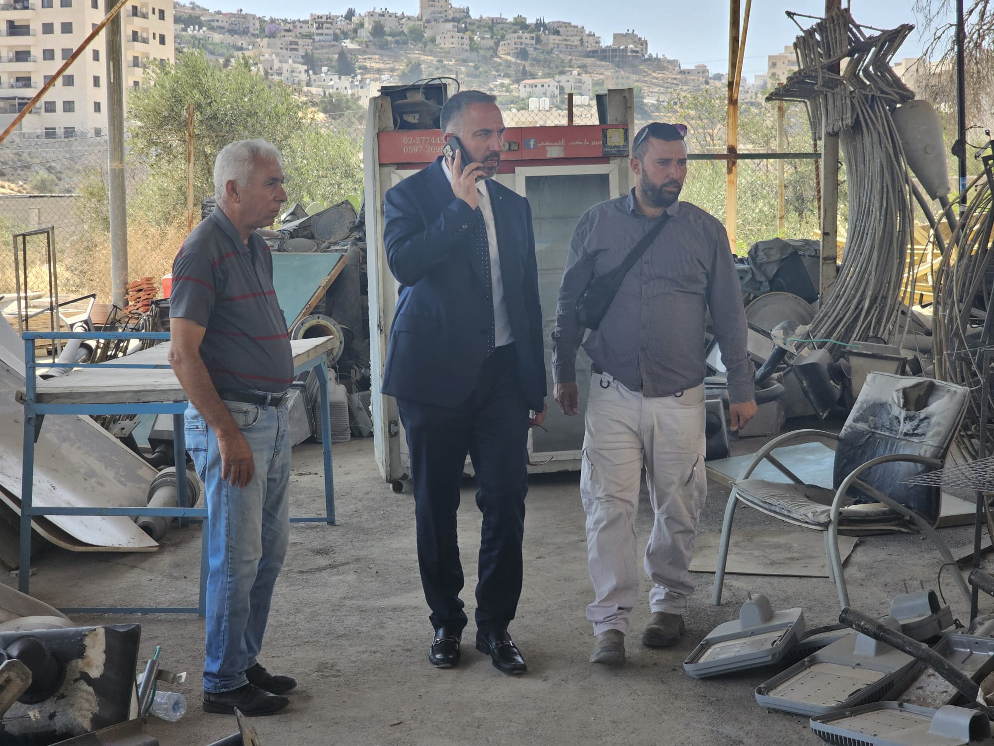 رئيس بلدية بيت لحم يبحث سبل التعاون المشترك مع مدير الوكالة الإيطالية للتعاون الإنمائي