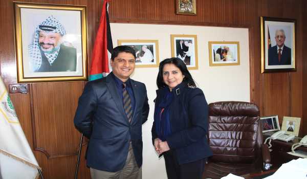 منسق برامج وكالة التنسيق والتعاون التركي في فلسطين يزور بلدية بيت لحم