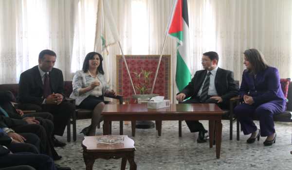 رئيسة بلدية بيت لحم تستقبل الأمين العام لمنظمة السياحة العالمية ووزيري السياحة والآثار الأردني والفلسطيني