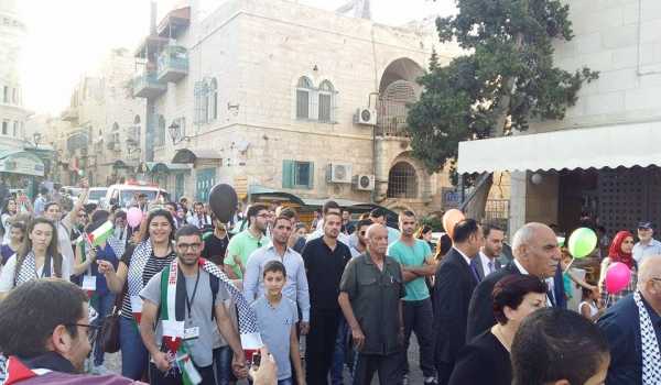 أعضاء المجلس المحلي الشبابي/ بيت لحم يشاركون في فعاليات برنامج أعرف تراثك 