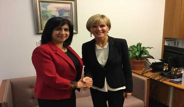 في زيارتها إلى أستراليا بابون تنقل واقع بيت لحم وتلتقي بعدد من الشخصيات الأسترالية والفلسطينية