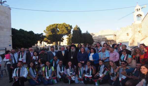  رئيسة بلدية بيت لحم تشارك في إستقبال مغتربي فلسطين الشباب ضمن مشروع إعرف تراثك الوطني 