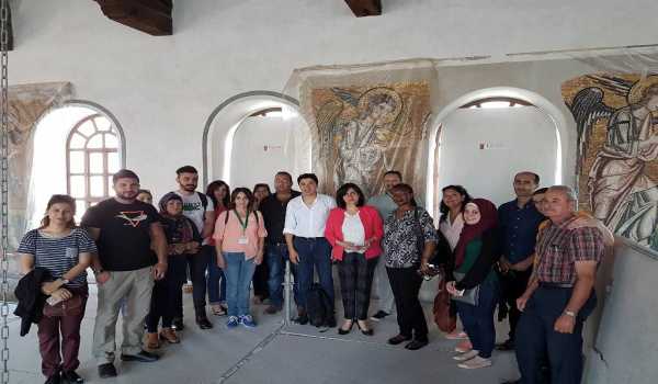 زيارة مكتب يونسكو/ فرع رام الله إلى مدينة بيت لحم بهدف زيارة موقع التراث العالمي وأعمال الترميم في كنيسة المهد