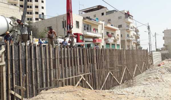 بالصور - أعمال تأهيل شارع الصف