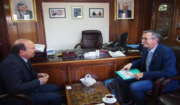 مدير عام بلدية بيت لحم يستقبل نائب رئيس بلدية كولونيا 