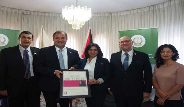 رئيسة بلدية بيت لحم تستقبل وزير الحكم المحلي المالطي 