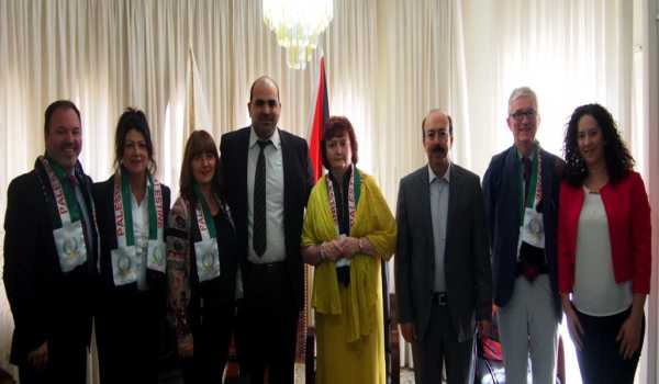 رئيسة بلدية غلاسكو  تزور بلدية بيت لحم وتلتقي نائب رئيسة البلدية 