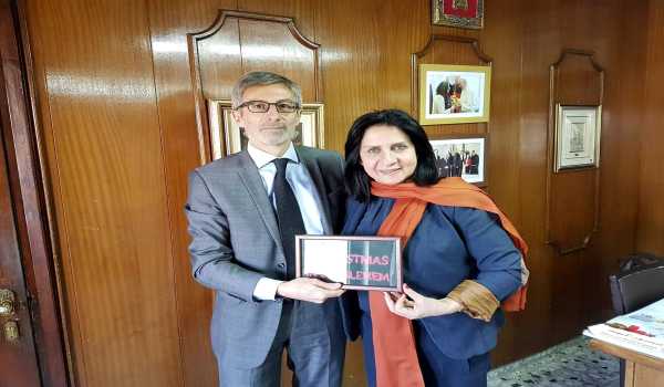 رئيسة بلدية بيت لحم تستقبل القنصل الفرنسي العام الجديد 