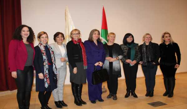  خلال زيارتها لمدينة بيت لحم وزيرة الشؤون الخارجية السويدية تلتقي معايعة وبابون