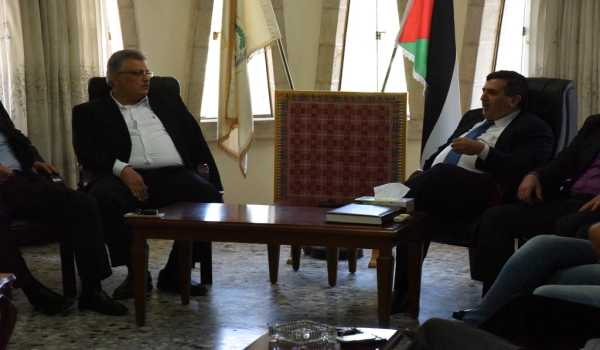  رئيس بلدية بيت لحم يبحث مع الوزير غنيم مشروع تطوير شبكة المياه